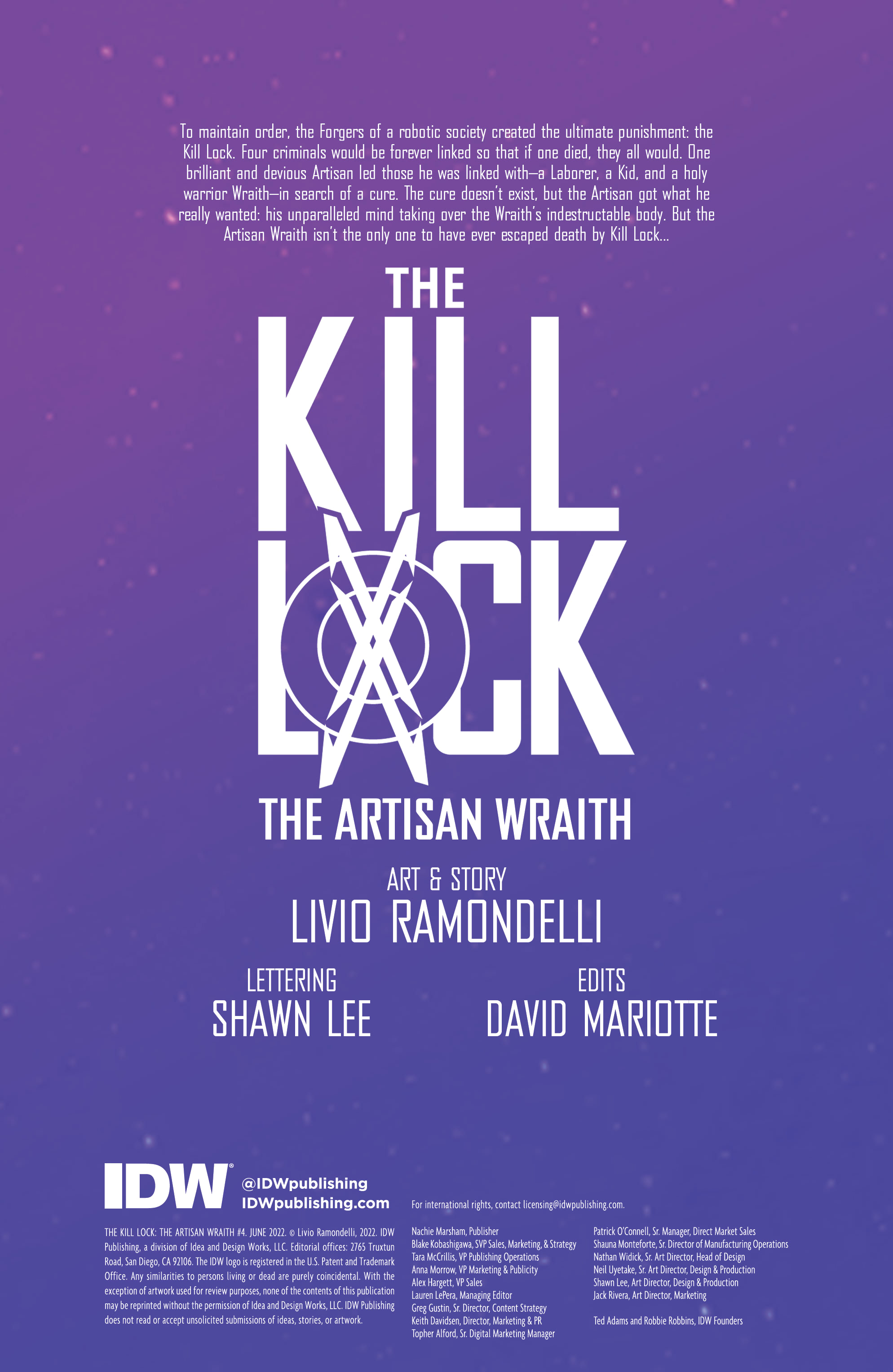 Read online The Kill Lock: The Artisan Wraith comic -  Issue #4 - 2