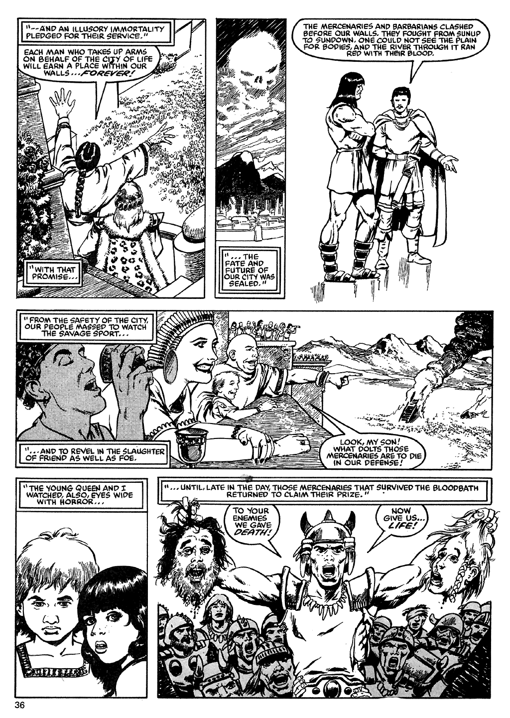 The Savage Sword Of Conan issue 110 - Page 35