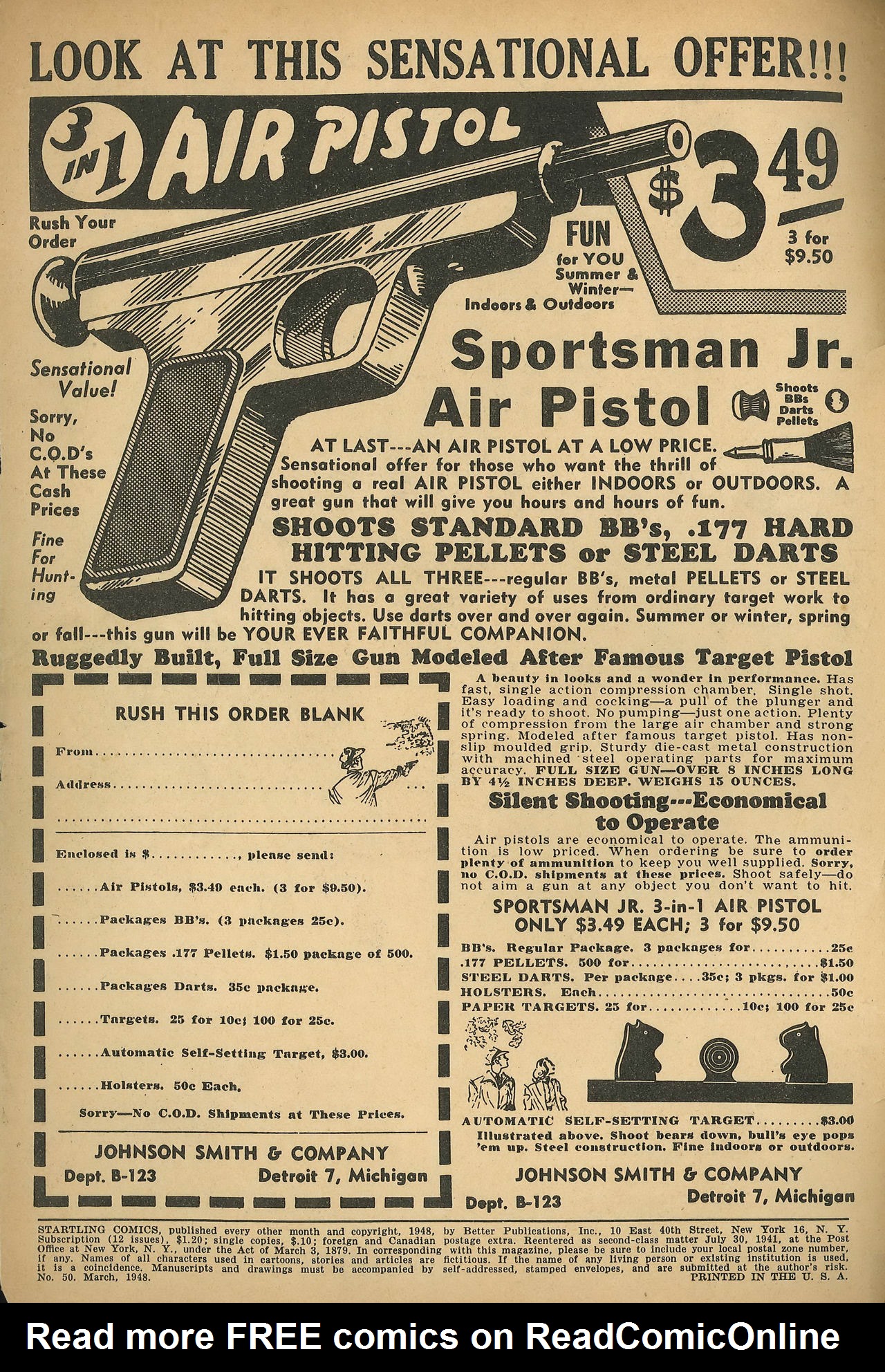 Read online Startling Comics comic -  Issue #50 - 2