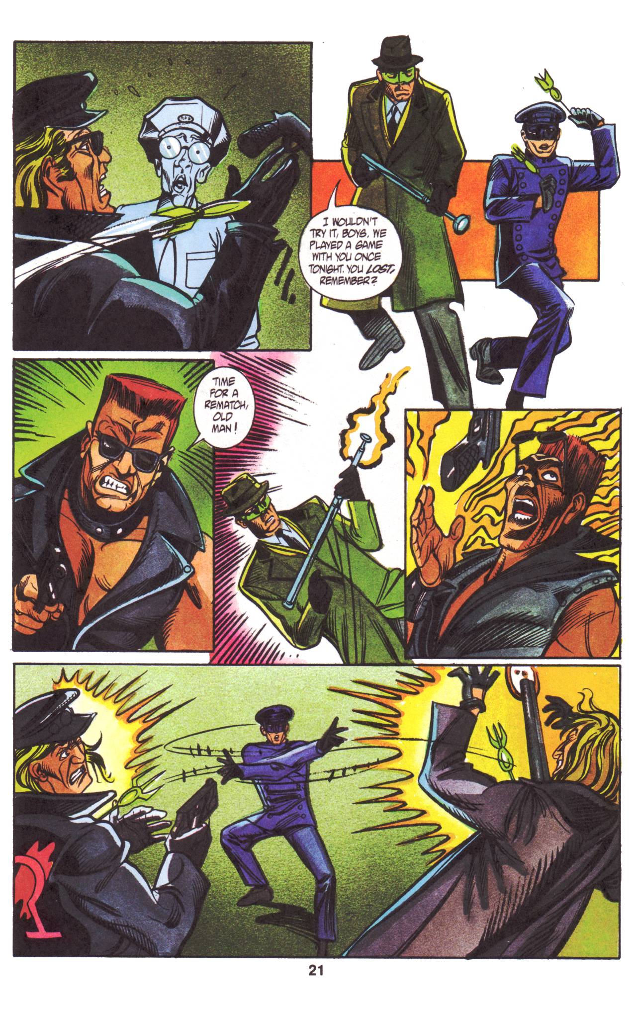Read online Tales of the Green Hornet (1991) comic -  Issue #3 - 21