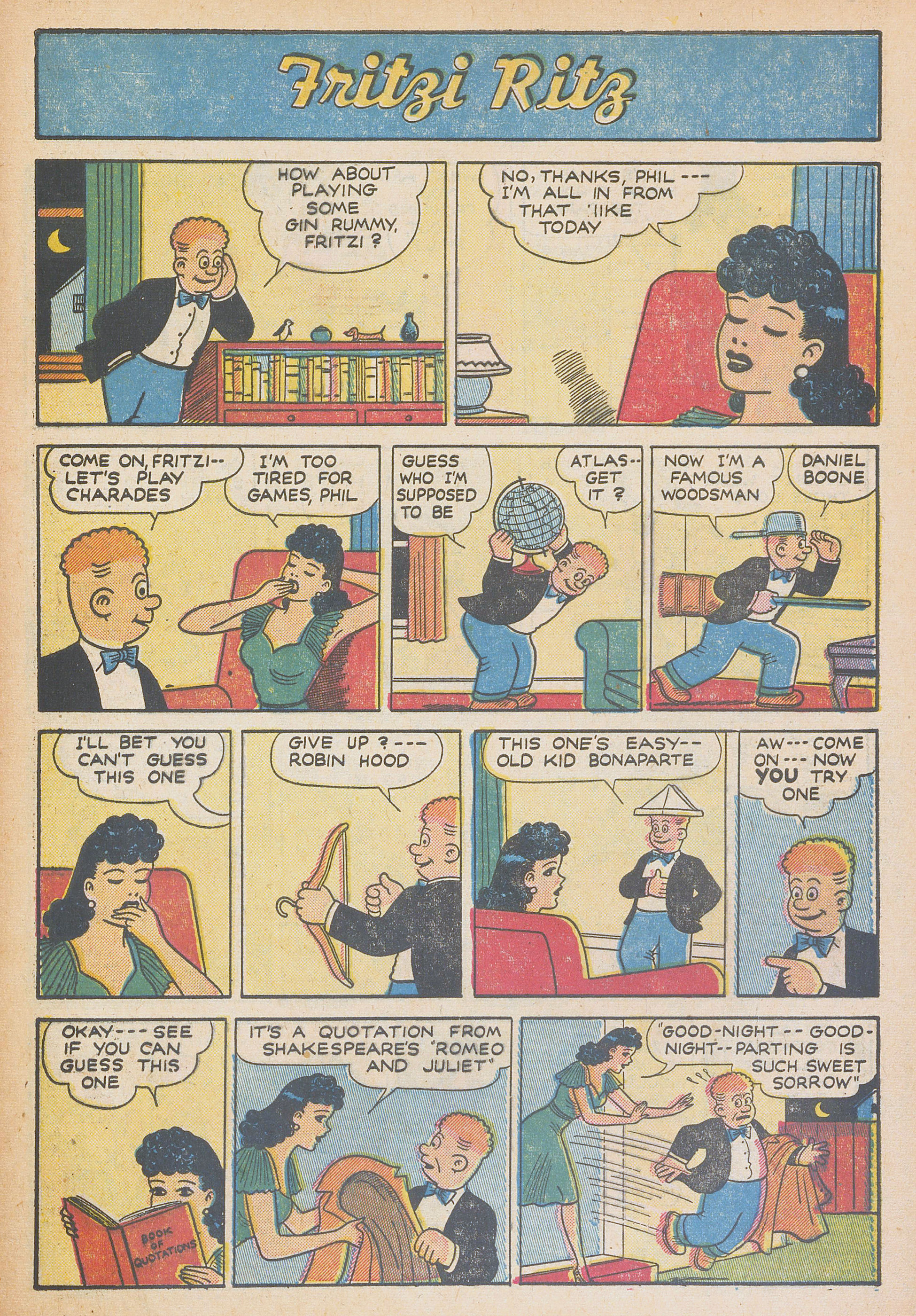 Read online Fritzi Ritz (1953) comic -  Issue #48 - 33