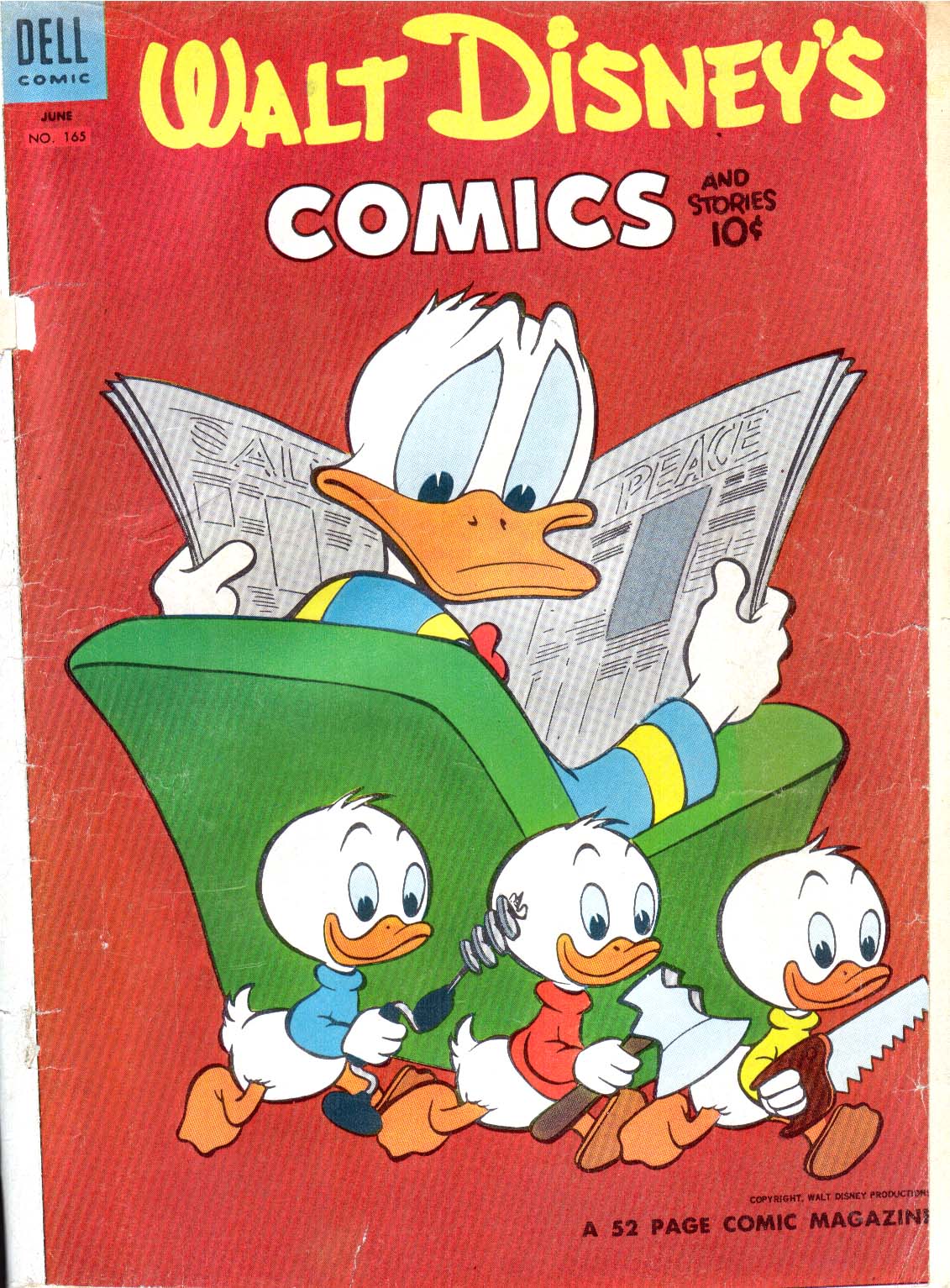 Read online Walt Disney's Comics and Stories comic -  Issue #165 - 1