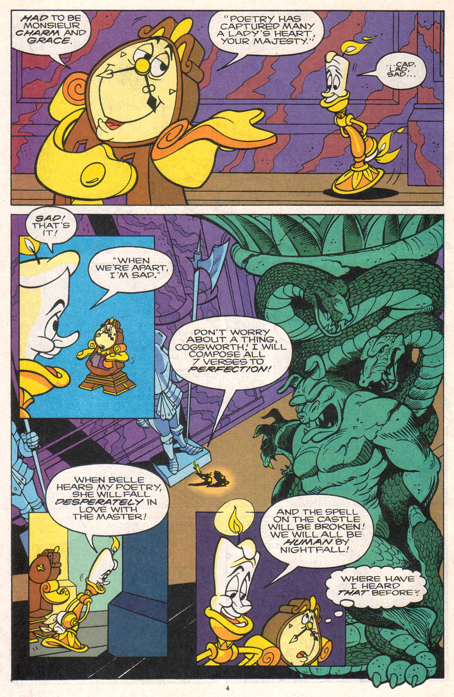 Read online Disney's Beauty and the Beast comic -  Issue #6 - 6