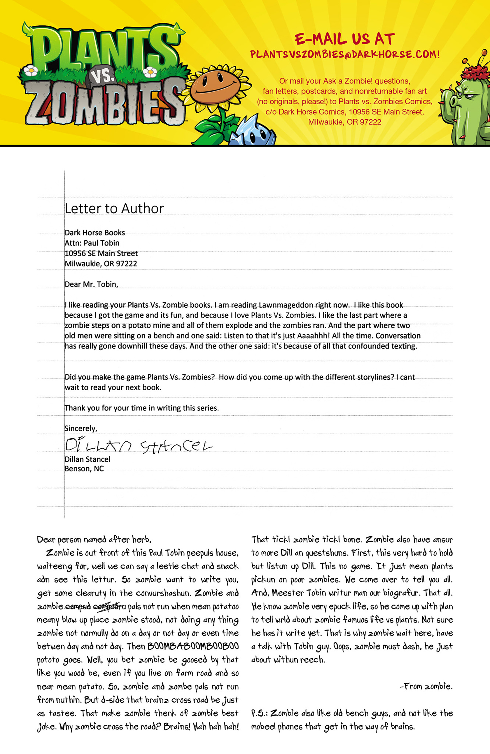 Read online Plants vs. Zombies: Grown Sweet Home comic -  Issue #4 - 27