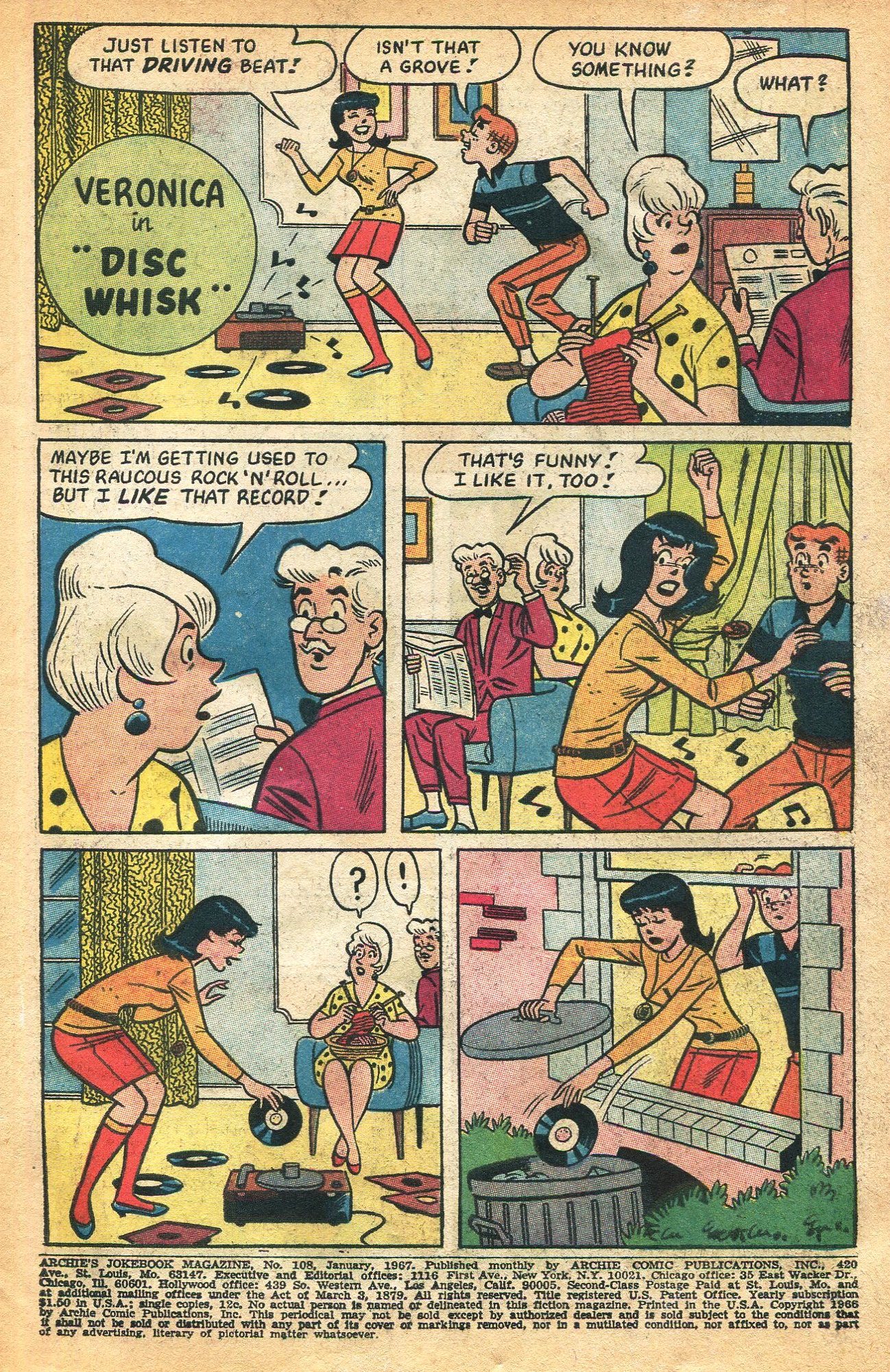 Read online Archie's Joke Book Magazine comic -  Issue #108 - 3