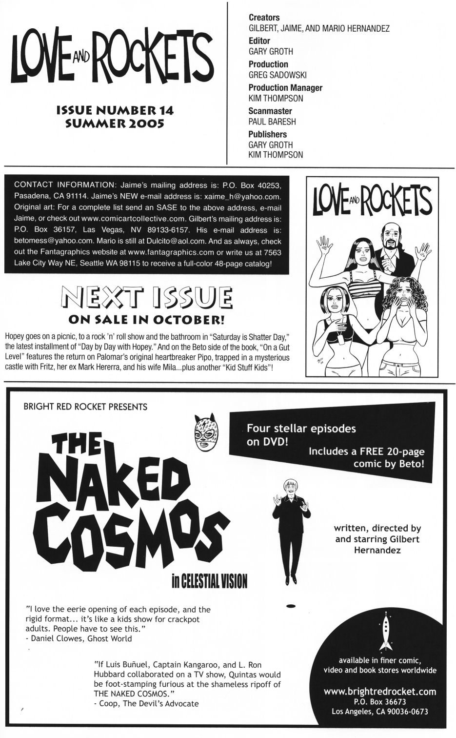 Read online Love and Rockets (2001) comic -  Issue #14 - 30