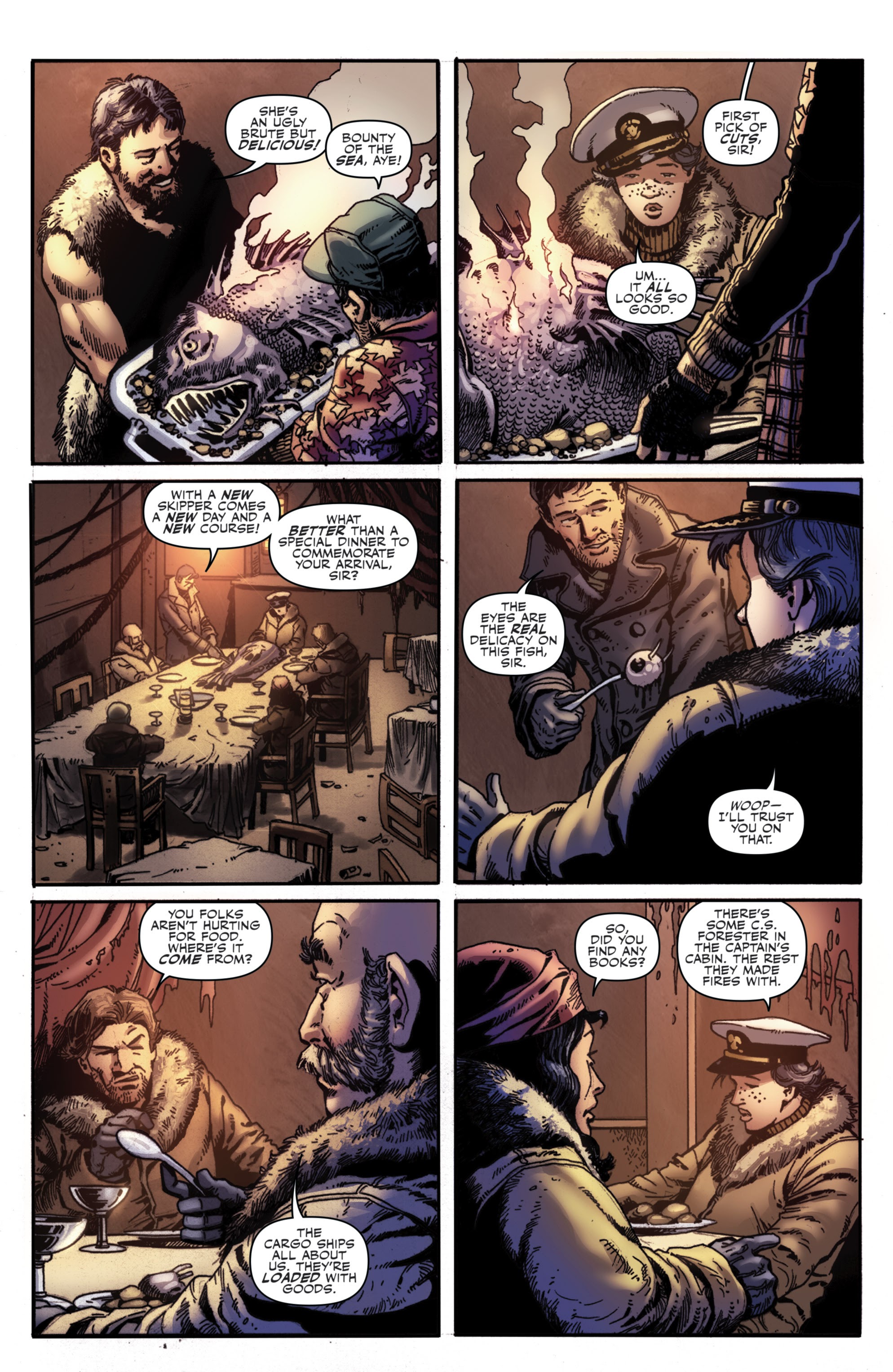 Read online Winterworld: Frozen Fleet comic -  Issue #2 - 14