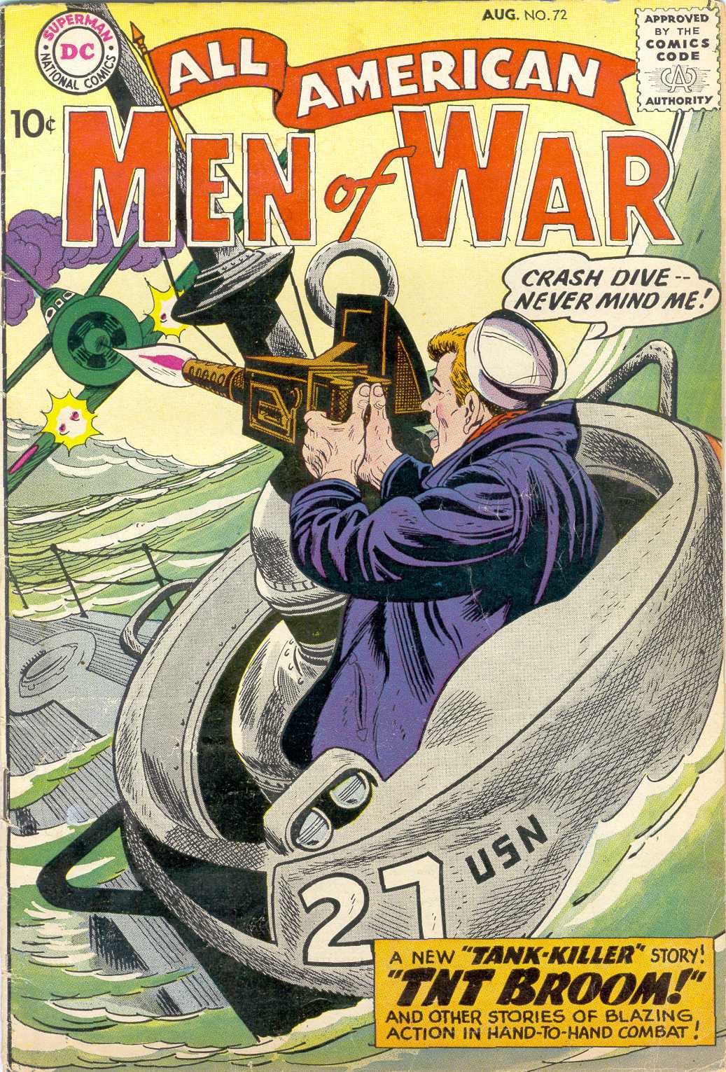 Read online All-American Men of War comic -  Issue #72 - 1