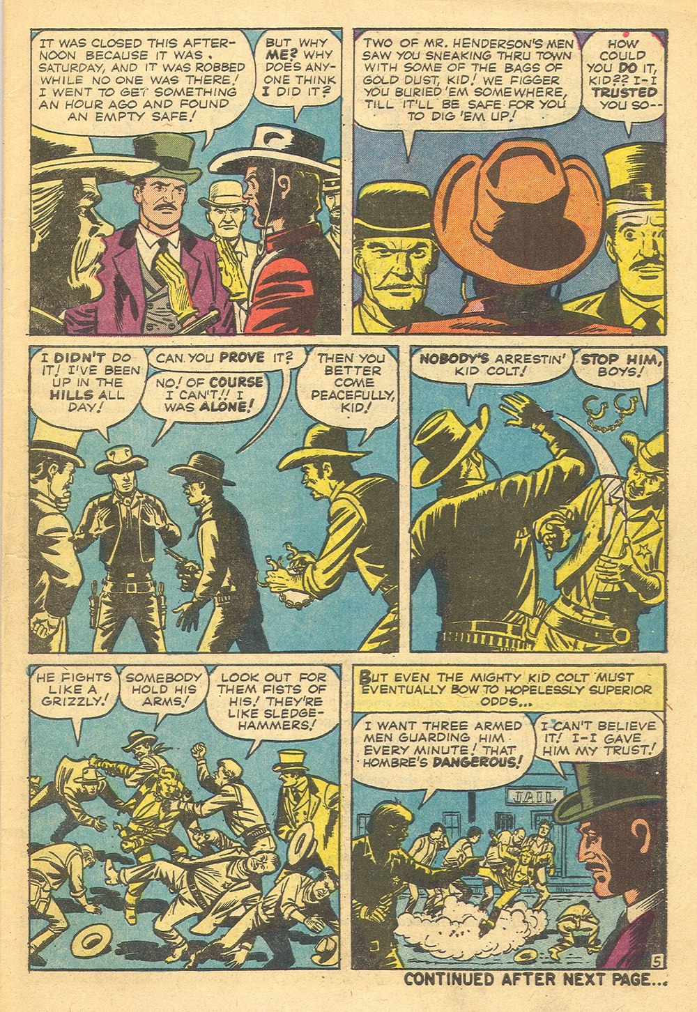 Read online Kid Colt Outlaw comic -  Issue #104 - 7