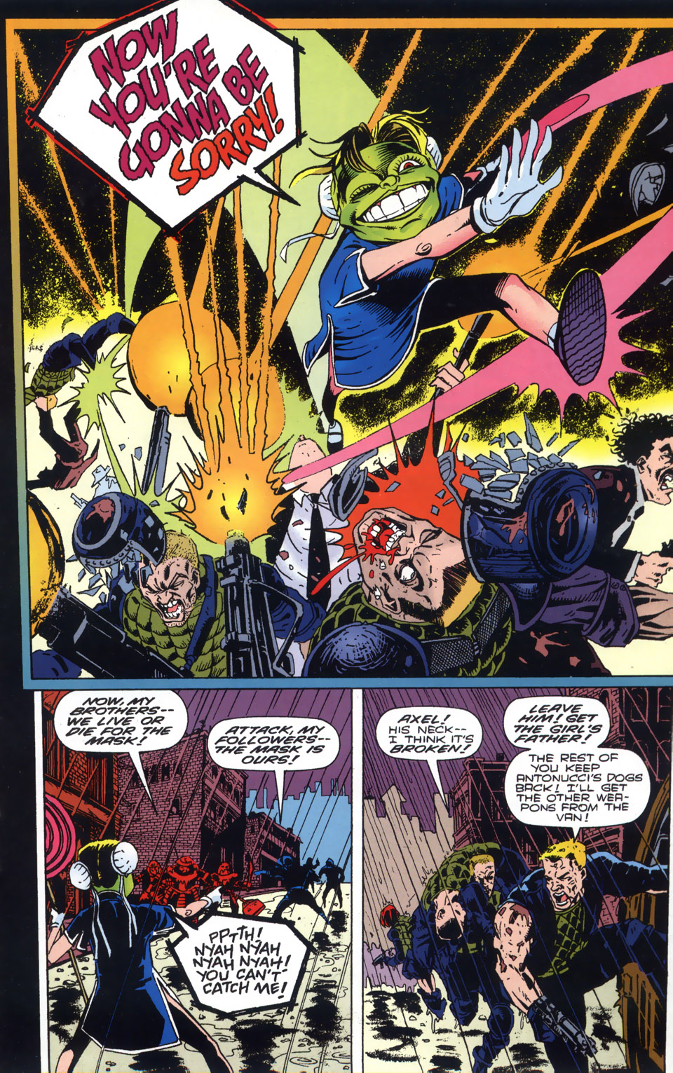 Read online The Mask: The Hunt for Green October comic -  Issue #4 - 11