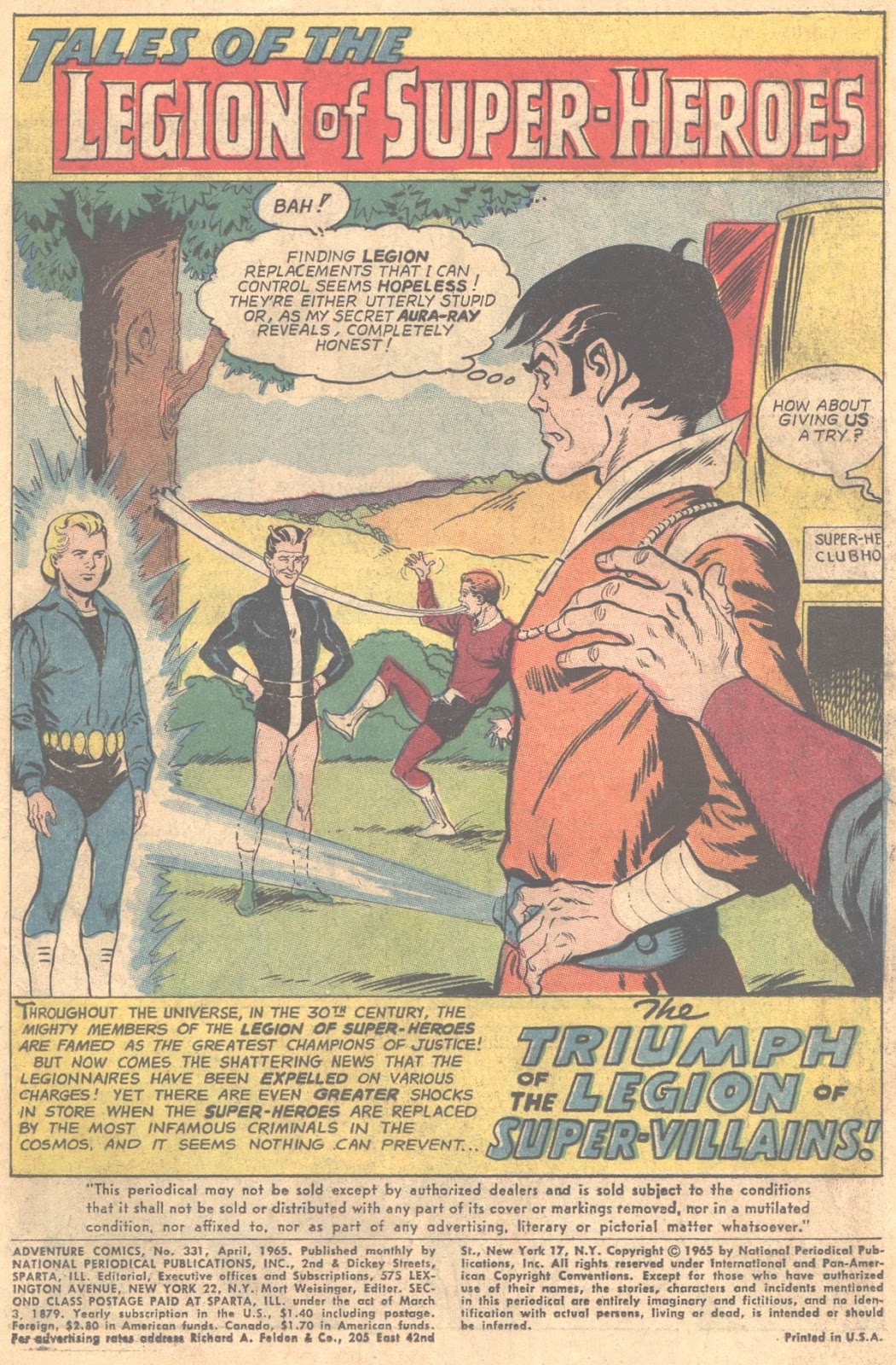Adventure Comics (1938) issue 331 - Page 2