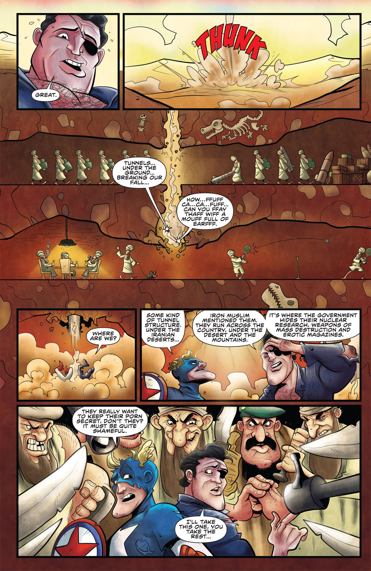 Read online Rich Johnston's The Avengefuls comic -  Issue # Full - 14