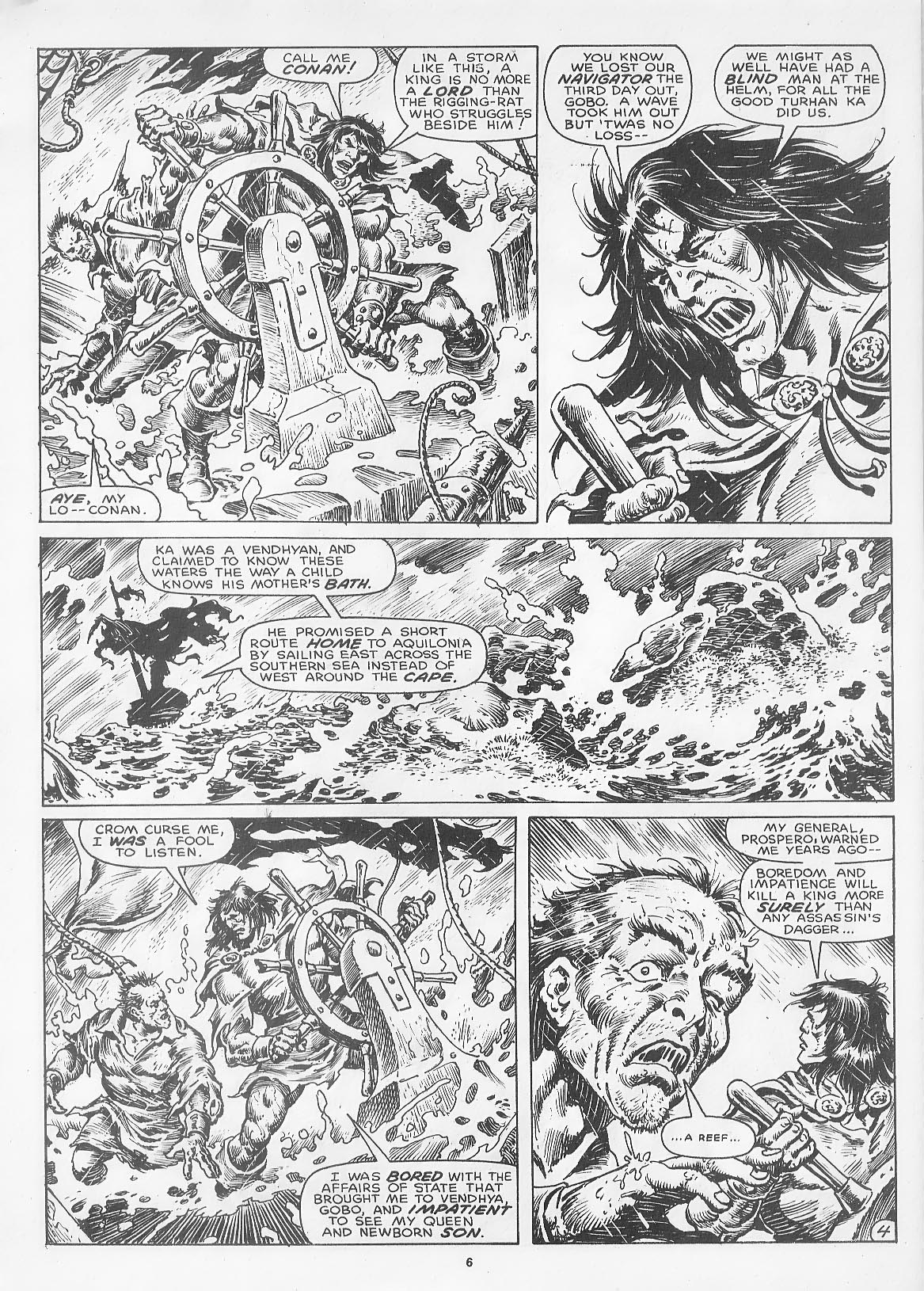 Read online The Savage Sword Of Conan comic -  Issue #166 - 8