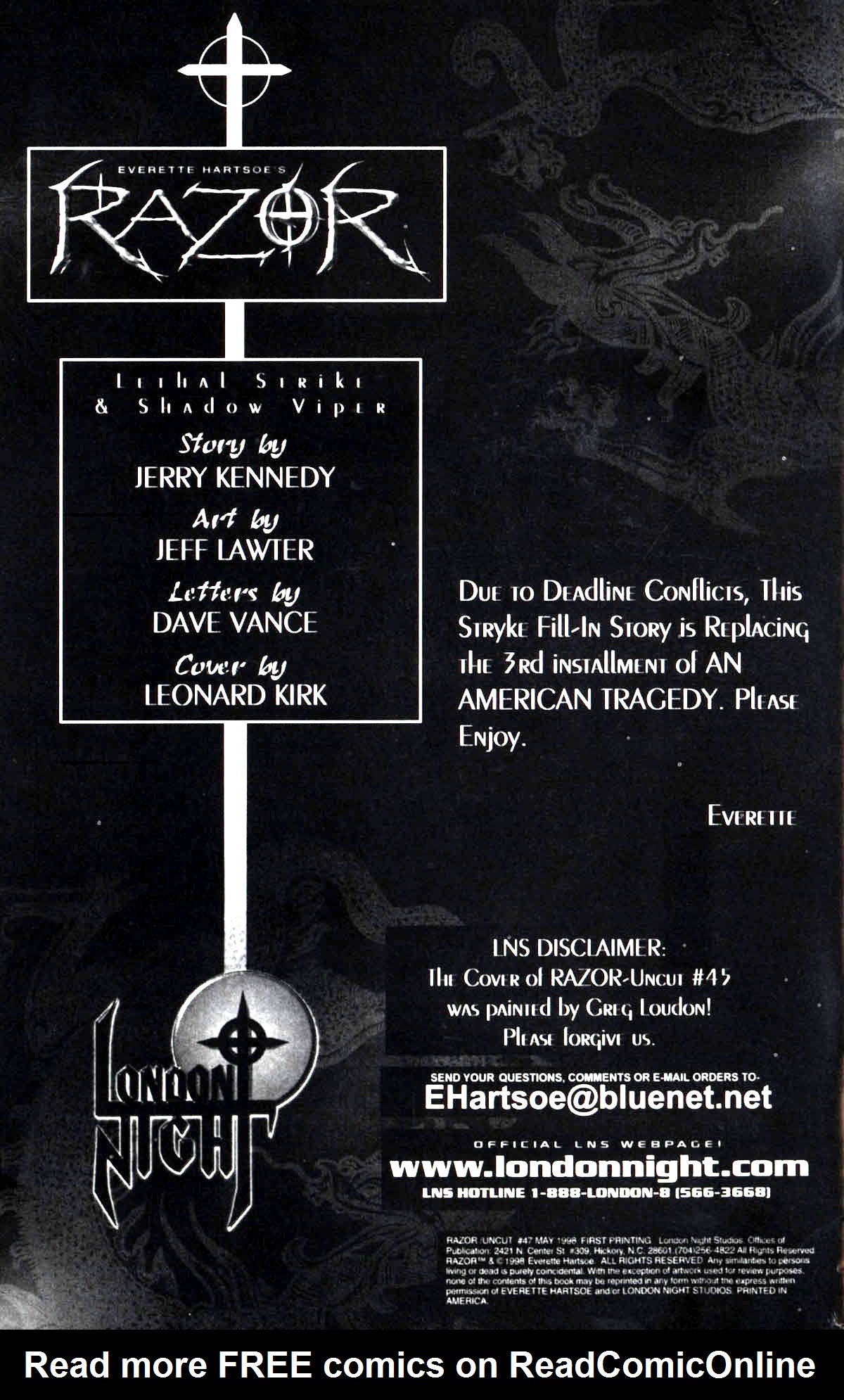 Read online Razor: Uncut comic -  Issue #47 - 2