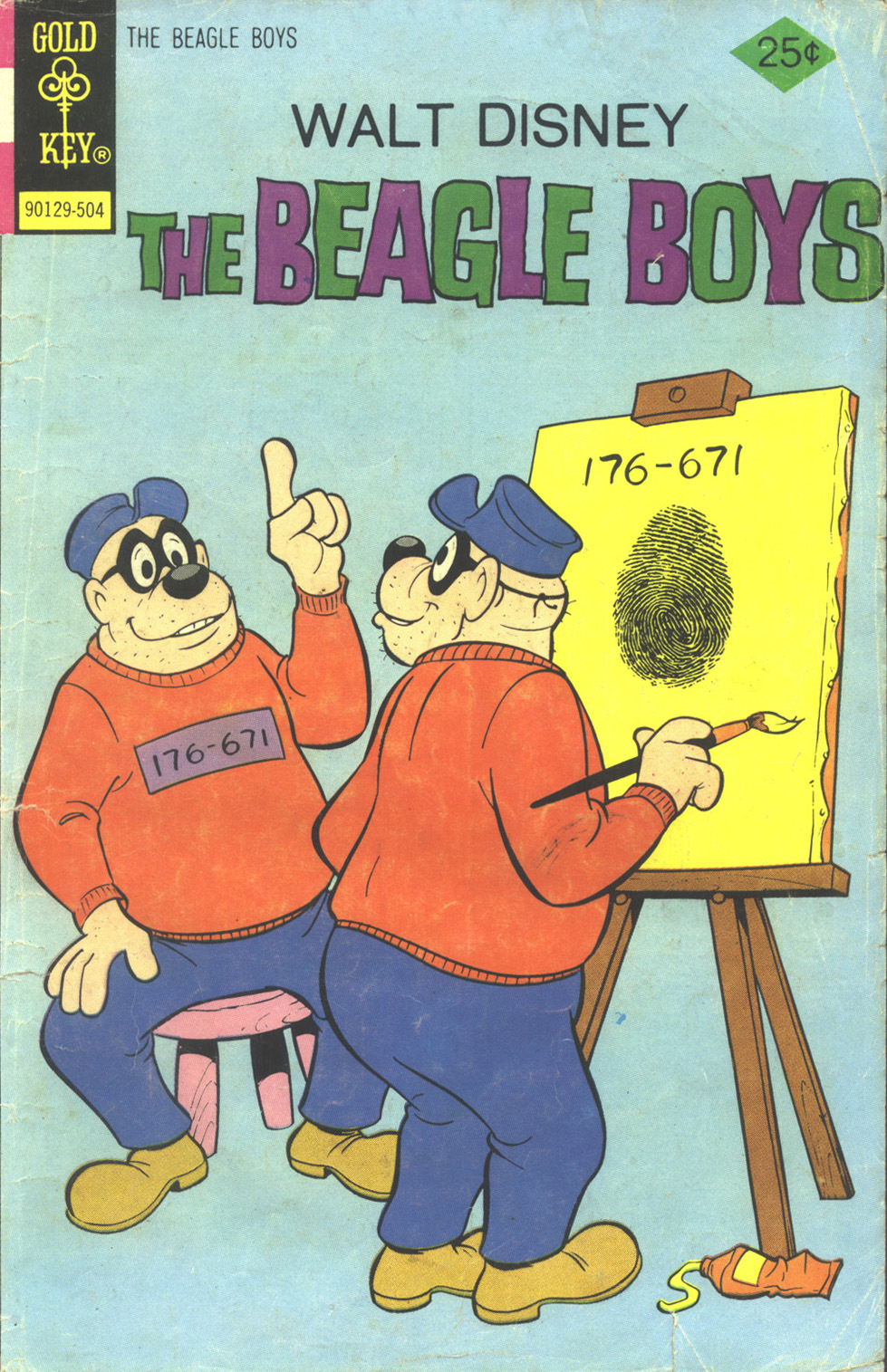 Read online Walt Disney THE BEAGLE BOYS comic -  Issue #24 - 1