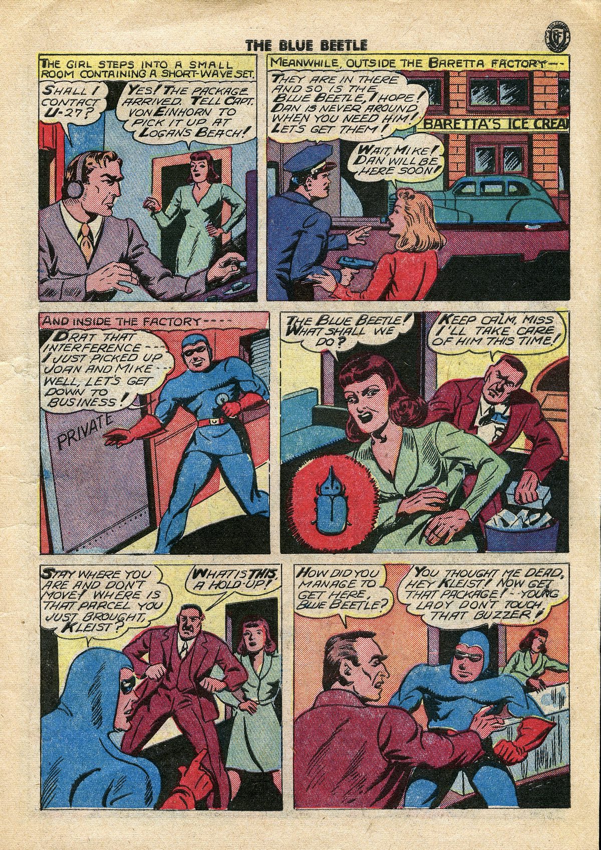 Read online The Blue Beetle comic -  Issue #34 - 6