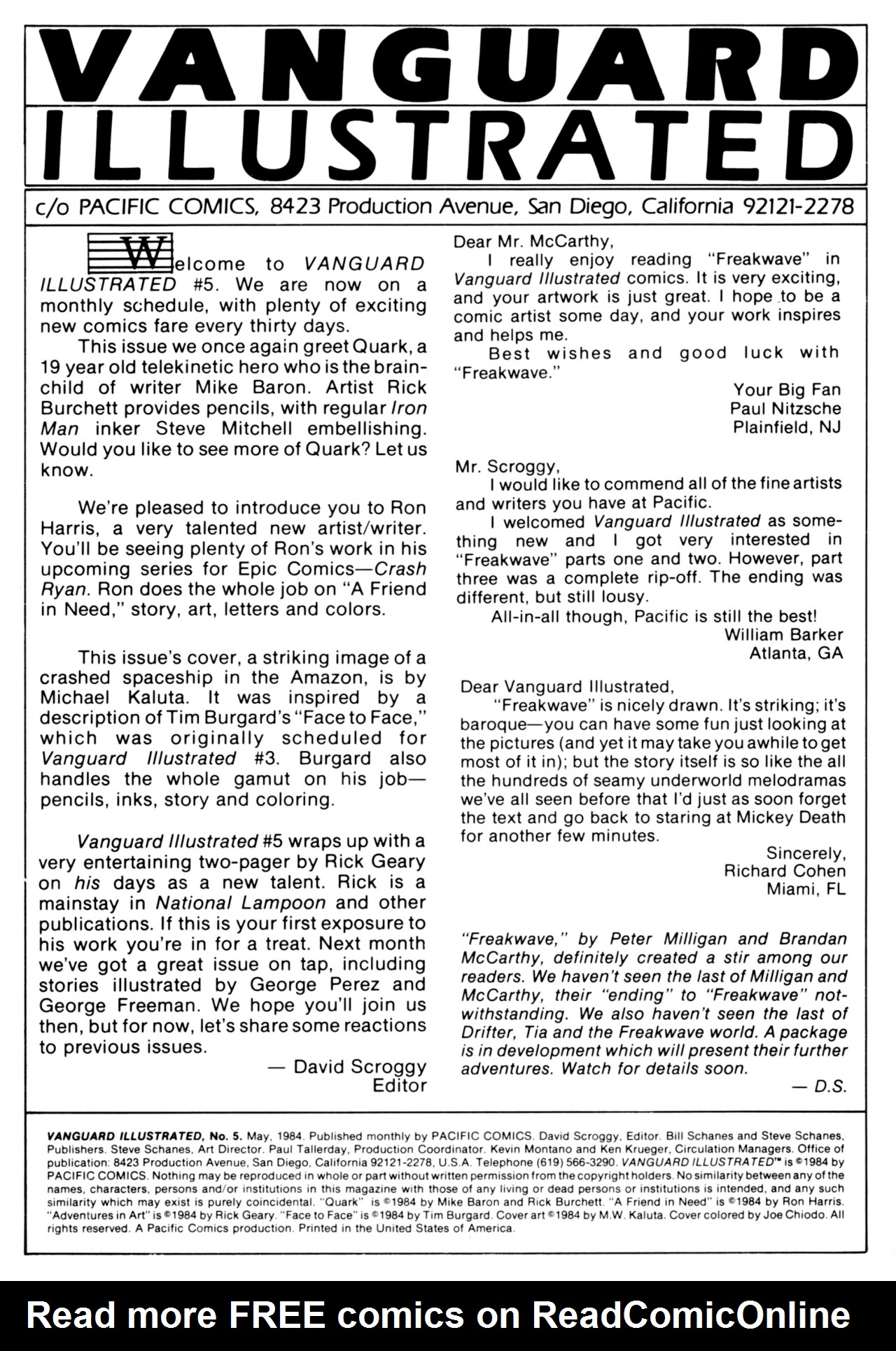 Read online Vanguard Illustrated comic -  Issue #5 - 2