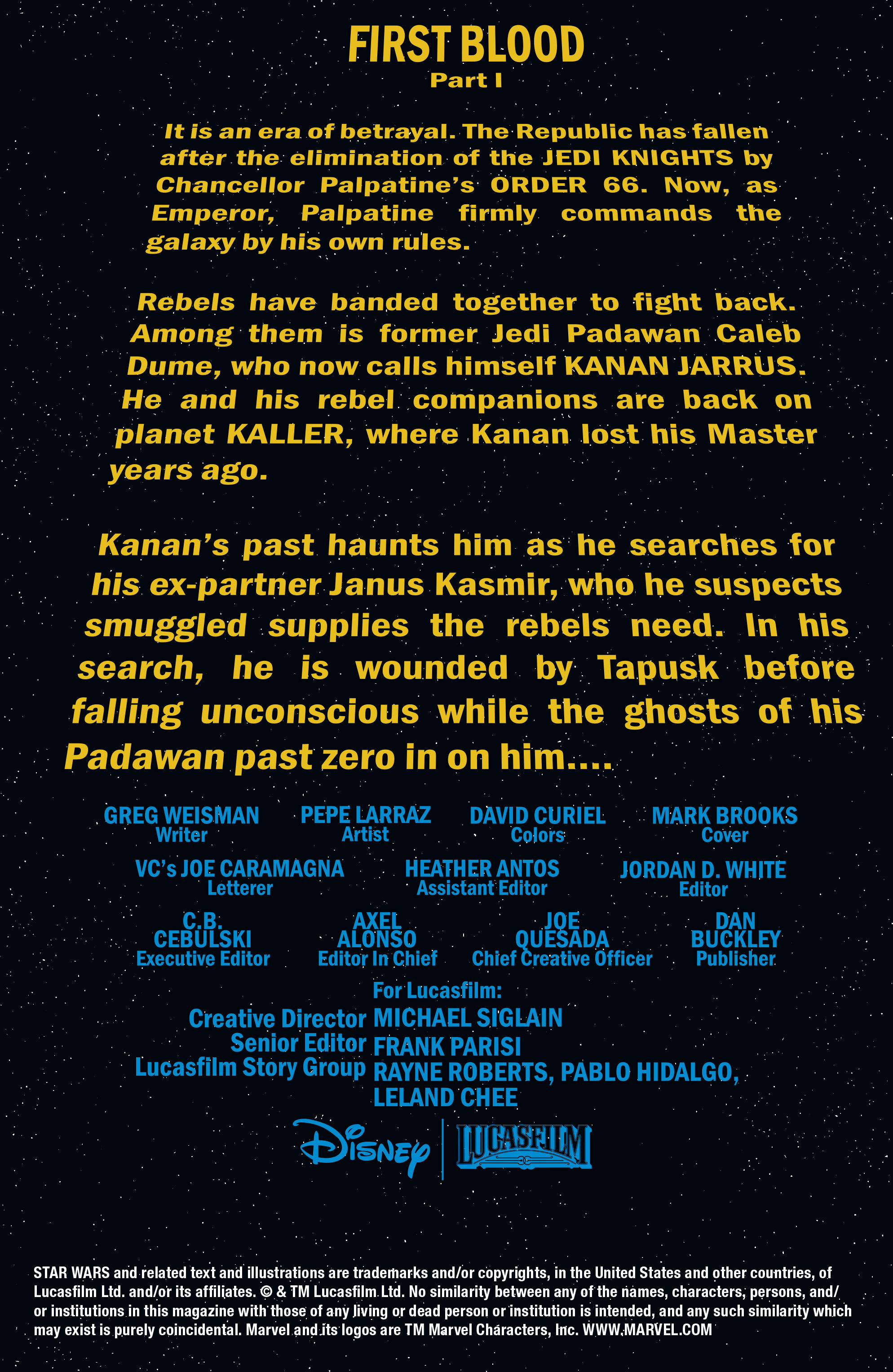 Read online Star Wars: Kanan: First Blood comic -  Issue # Full - 5