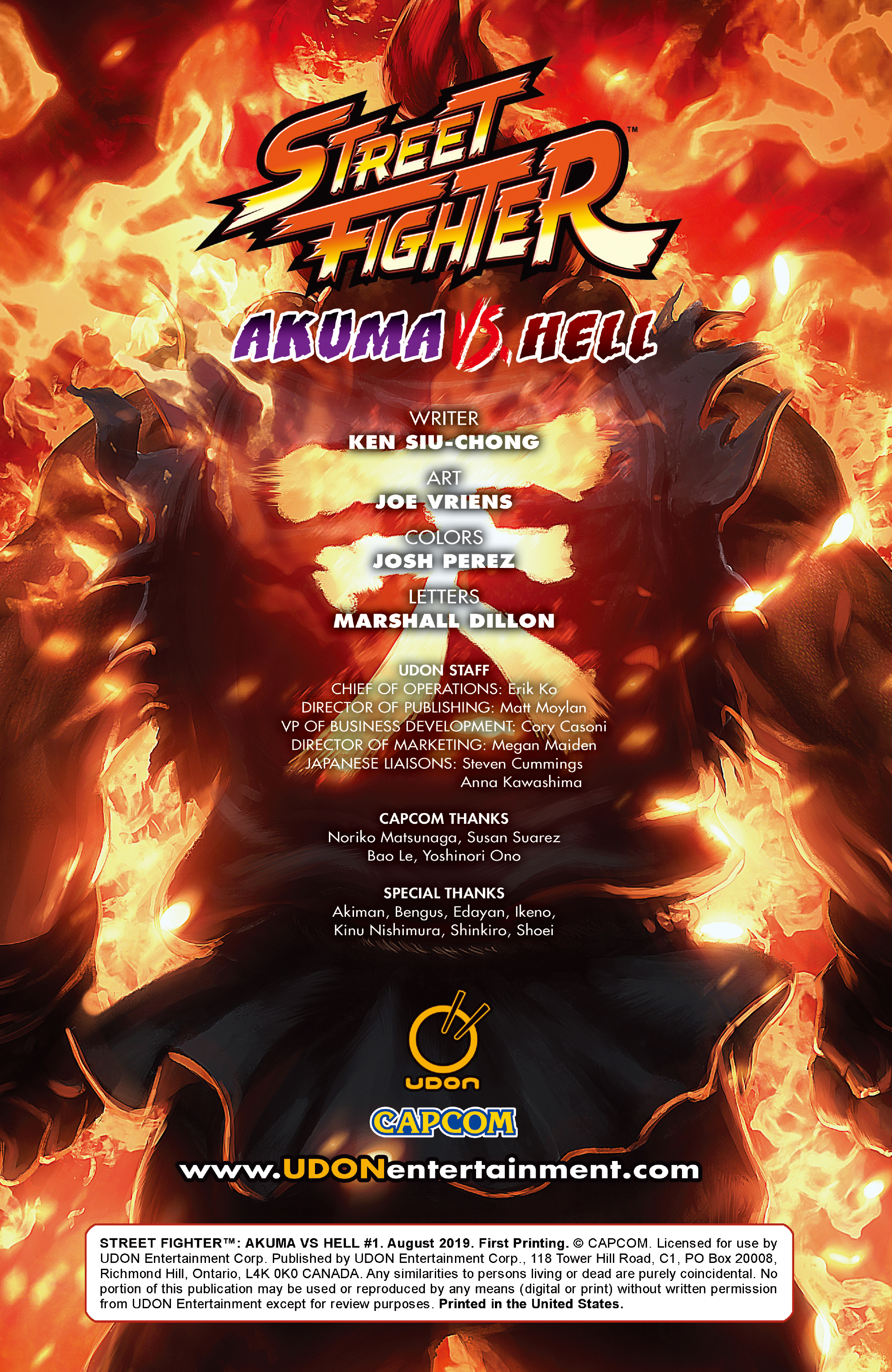 Read online Street Fighter One-shots comic -  Issue # Akuma VS Hell - 3