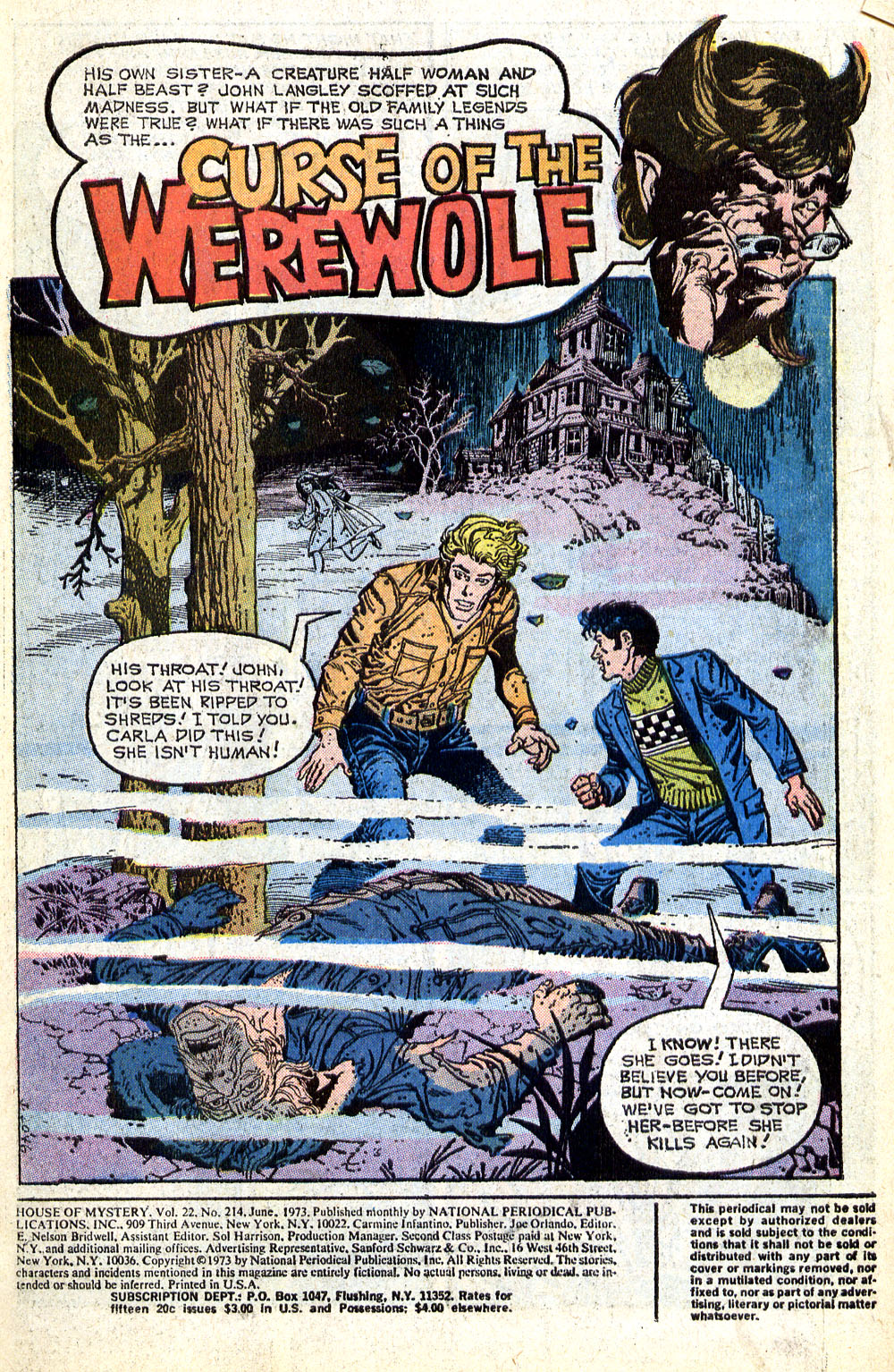 Read online House of Mystery (1951) comic -  Issue #214 - 3