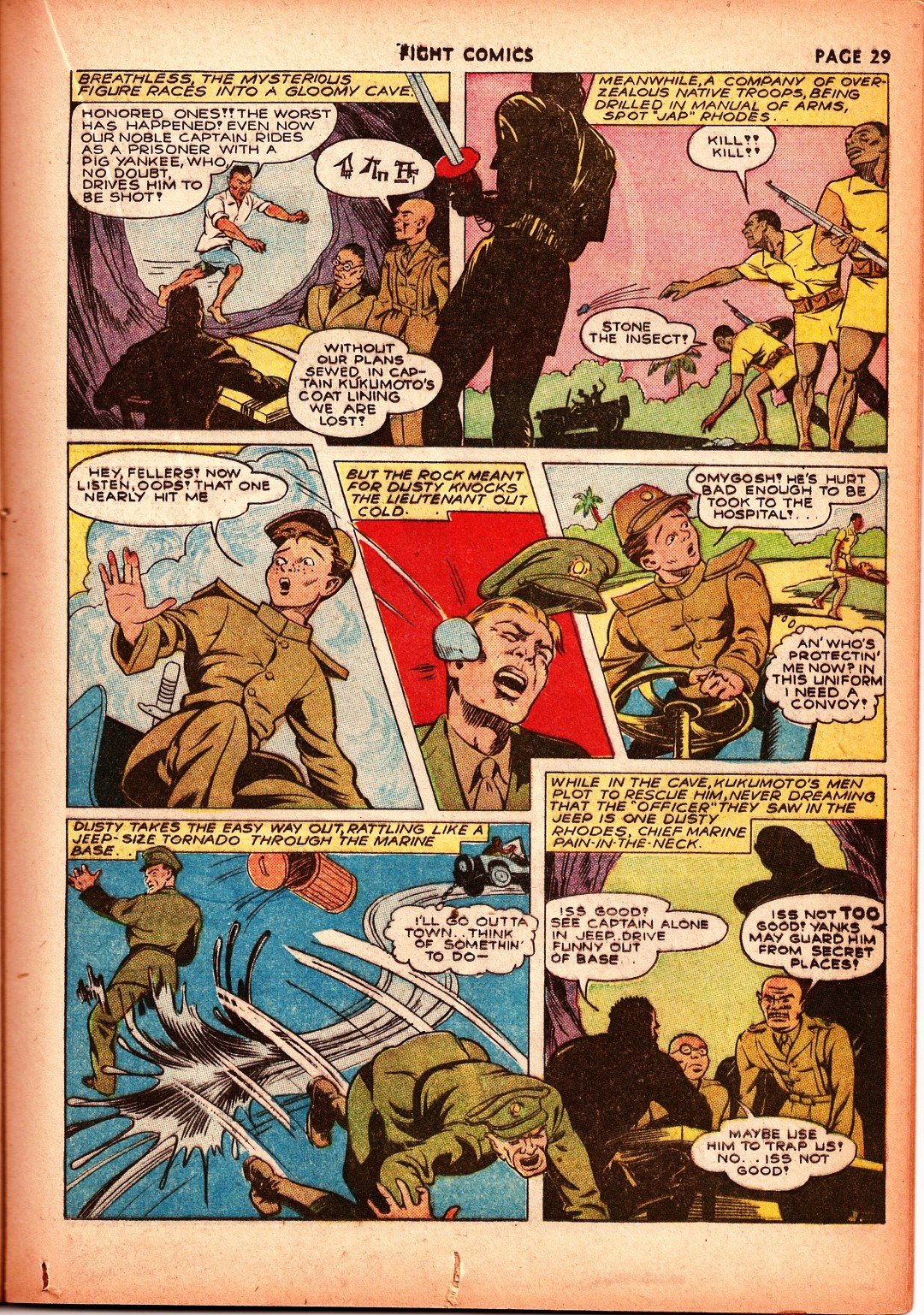 Read online Fight Comics comic -  Issue #26 - 31