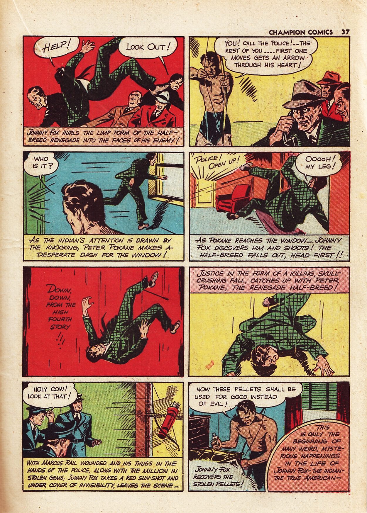 Read online Champion Comics comic -  Issue #6 - 37