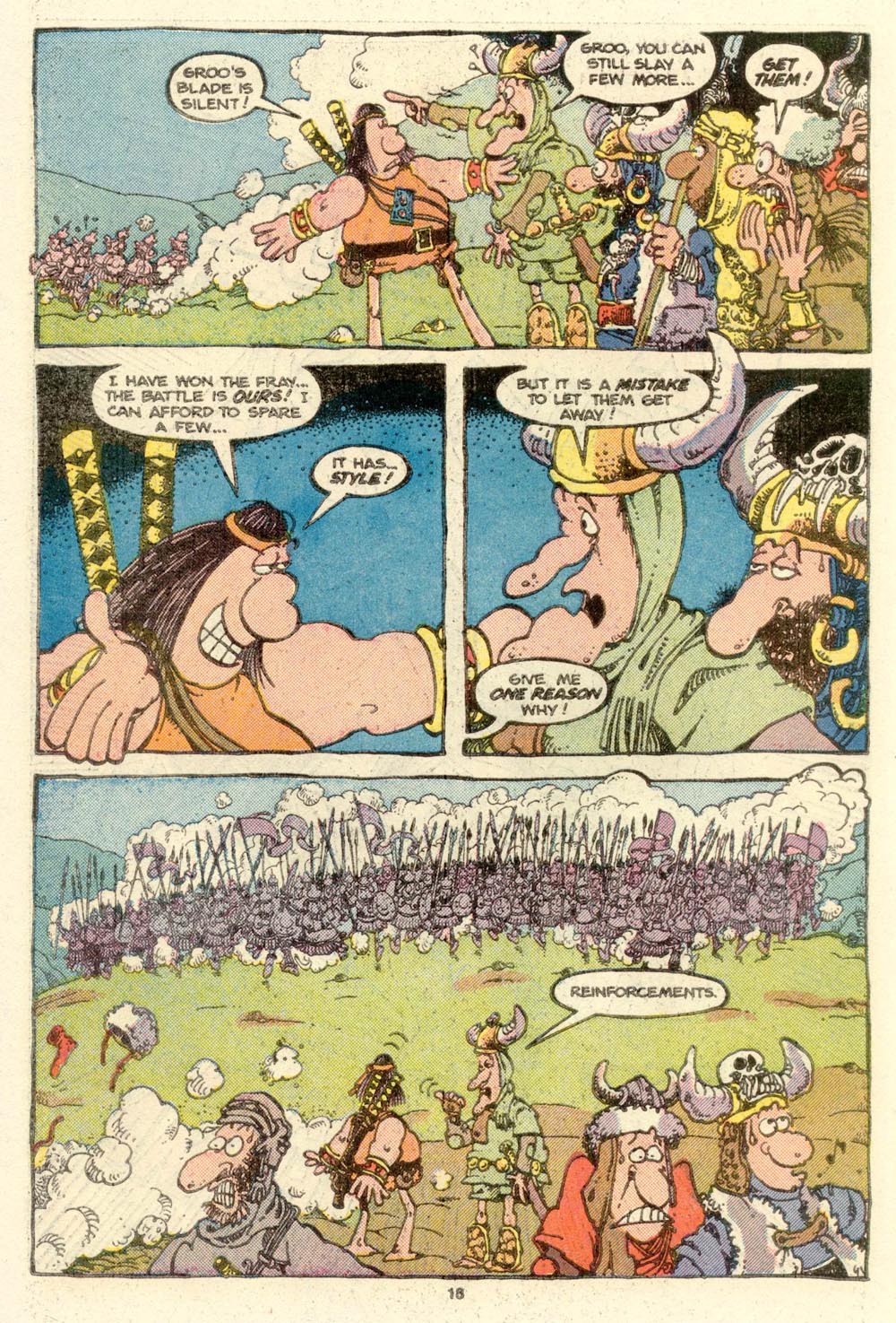 Read online Sergio Aragonés Groo the Wanderer comic -  Issue #16 - 18