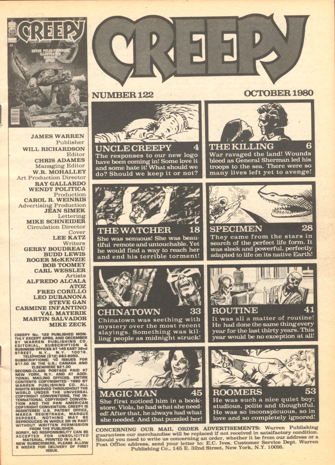 Creepy (1964) Issue #122 #122 - English 3 Creepy (1964) Issue #122 #122 - English 3