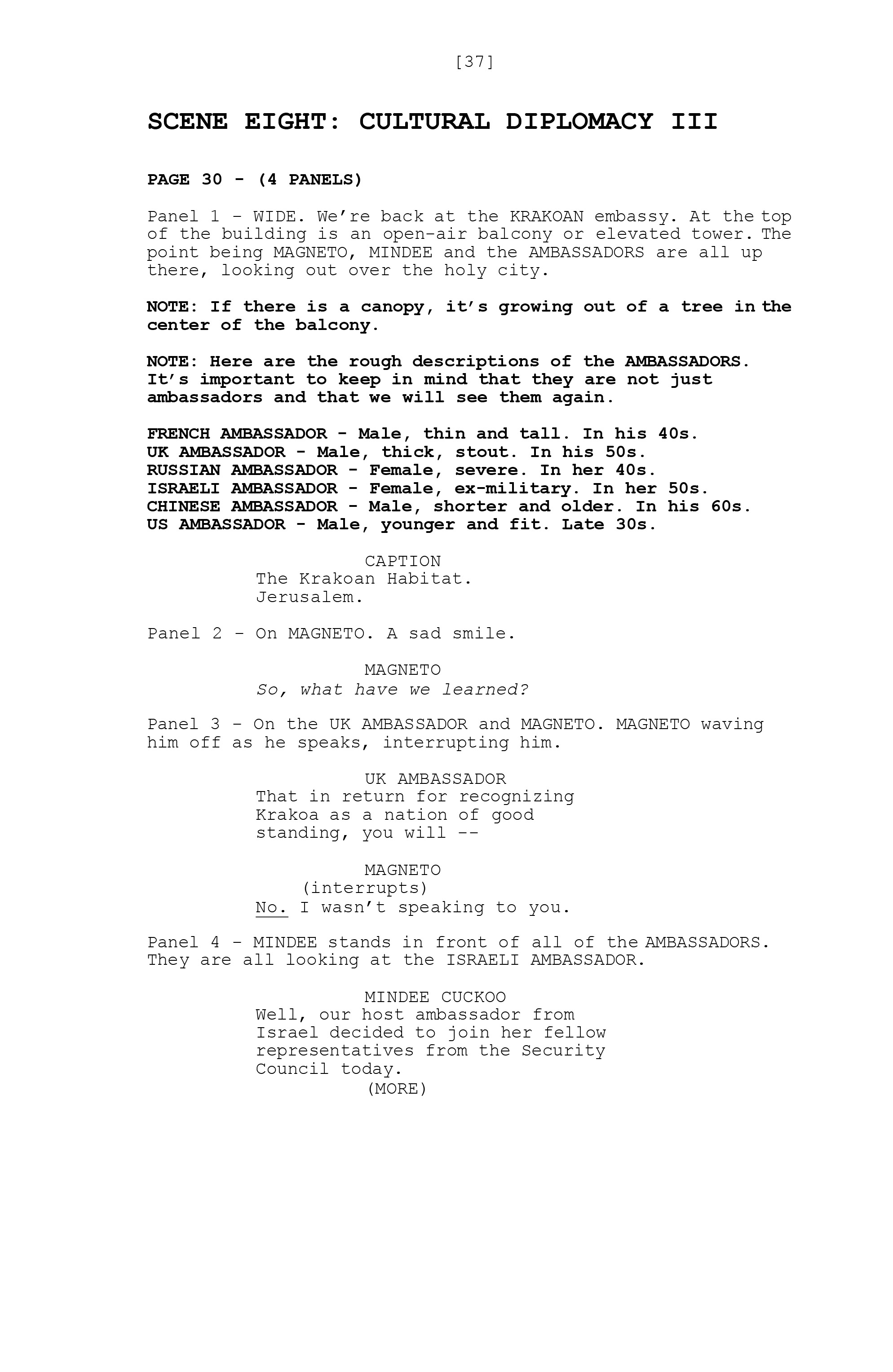 Read online House of X comic -  Issue # _Director's Cut - 104