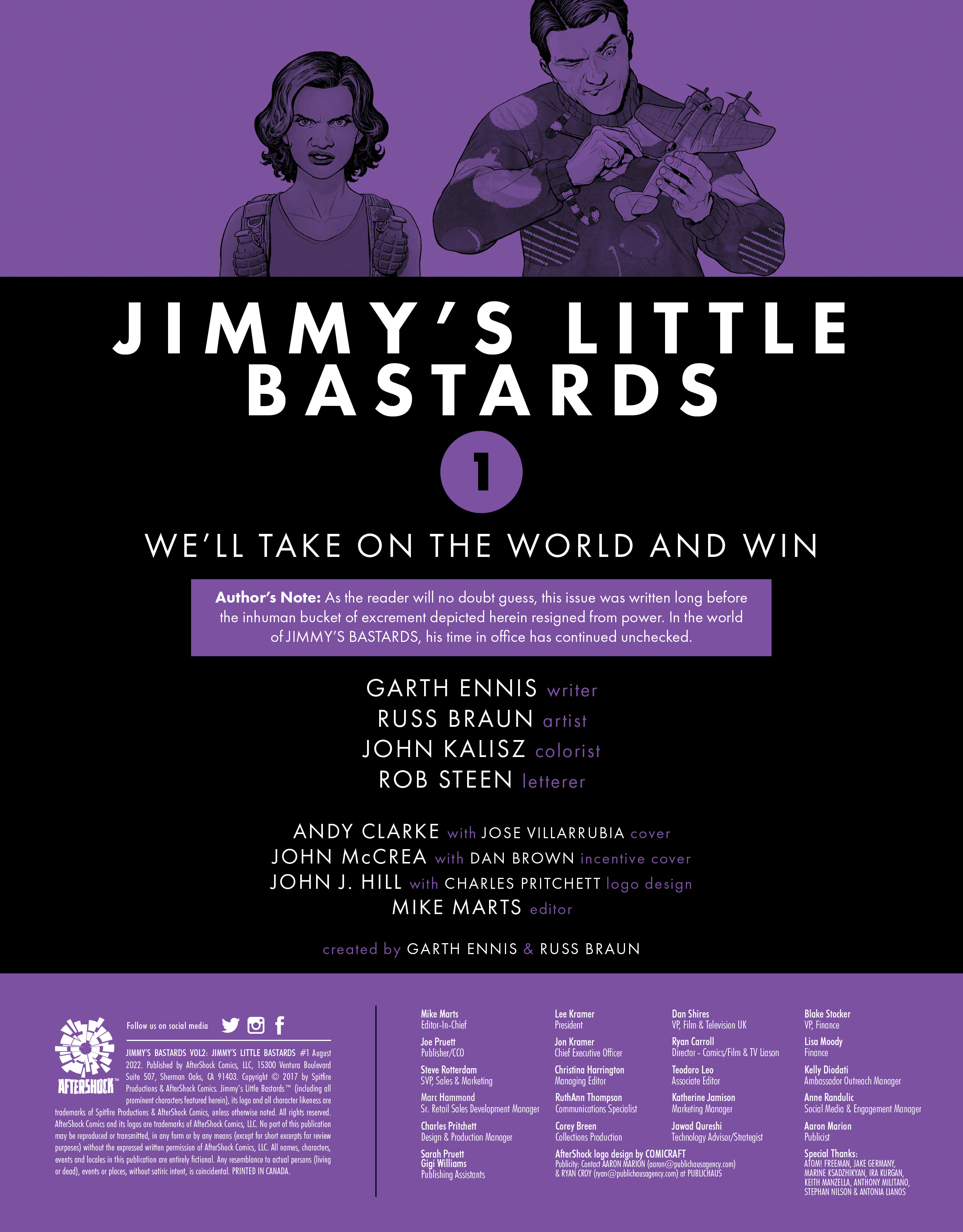 Read online Jimmy's Little Bastards comic -  Issue #1 - 2