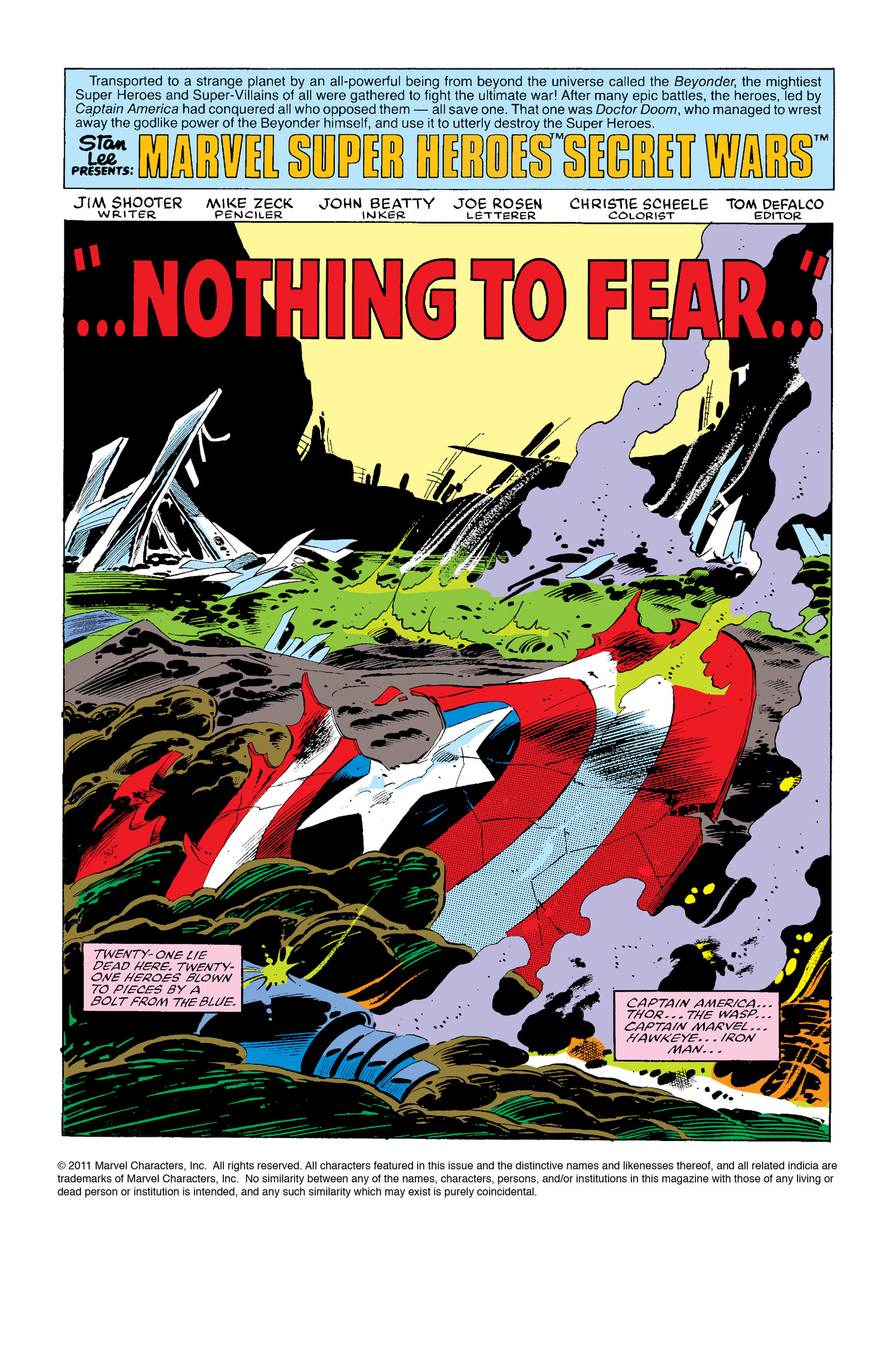 Read online Marvel Super Heroes Secret Wars (1984) comic -  Issue #12 - 2