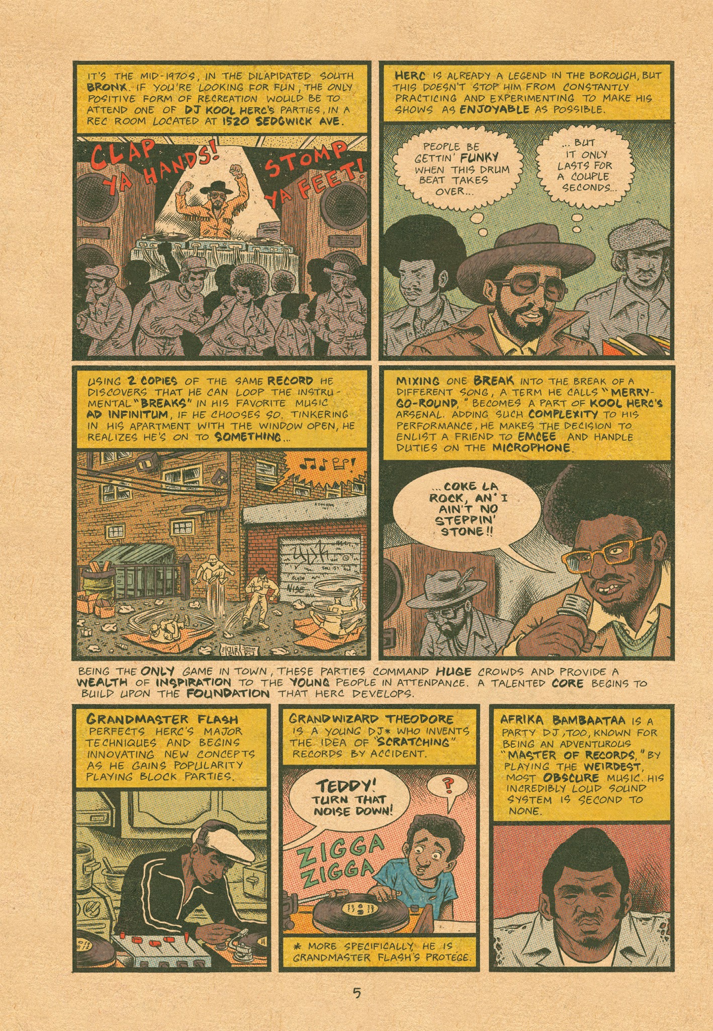 Read online Hip Hop Family Tree (2013) comic -  Issue # TPB 1 - 6