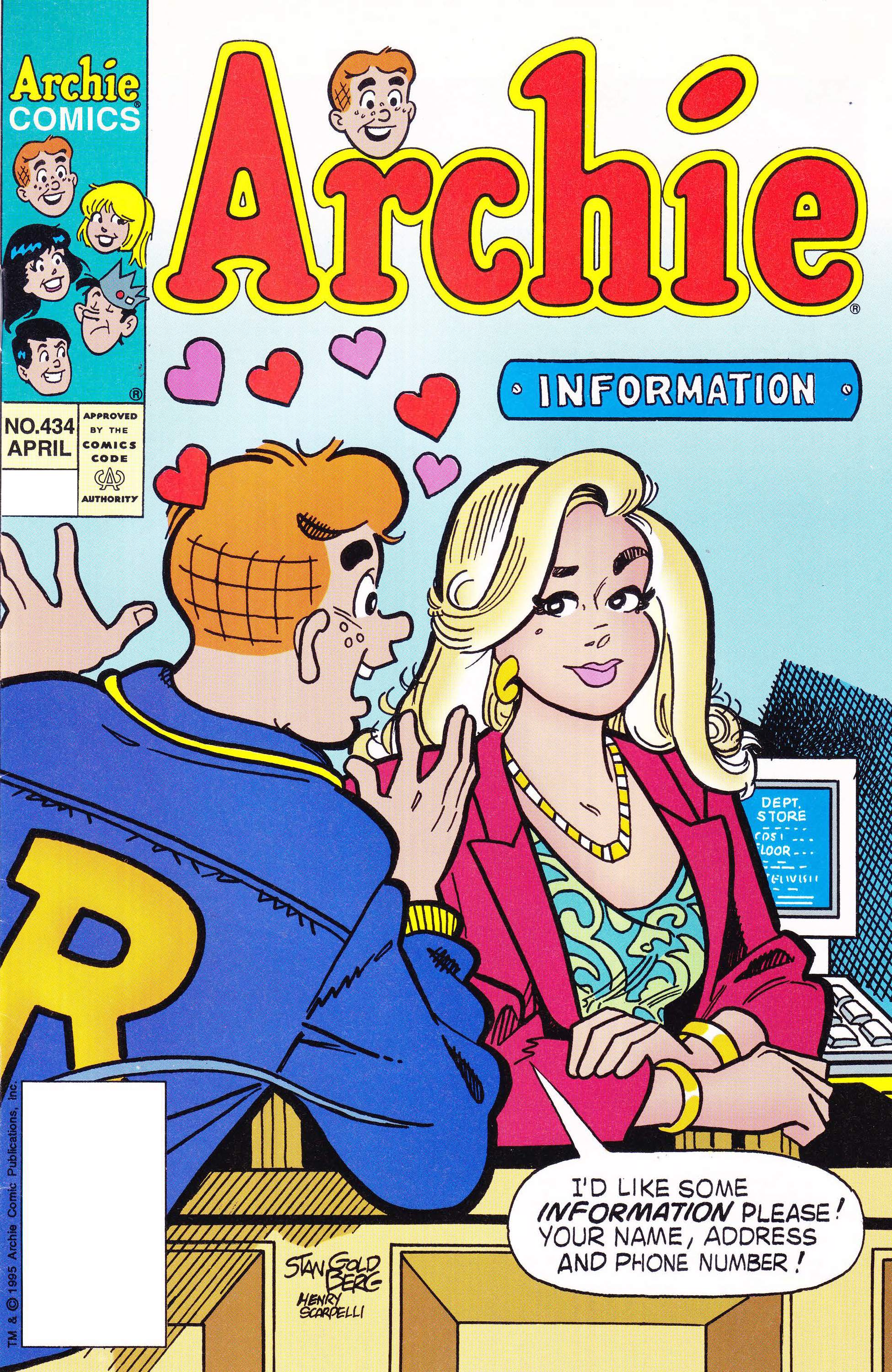 Read online Archie (1960) comic -  Issue #434 - 1