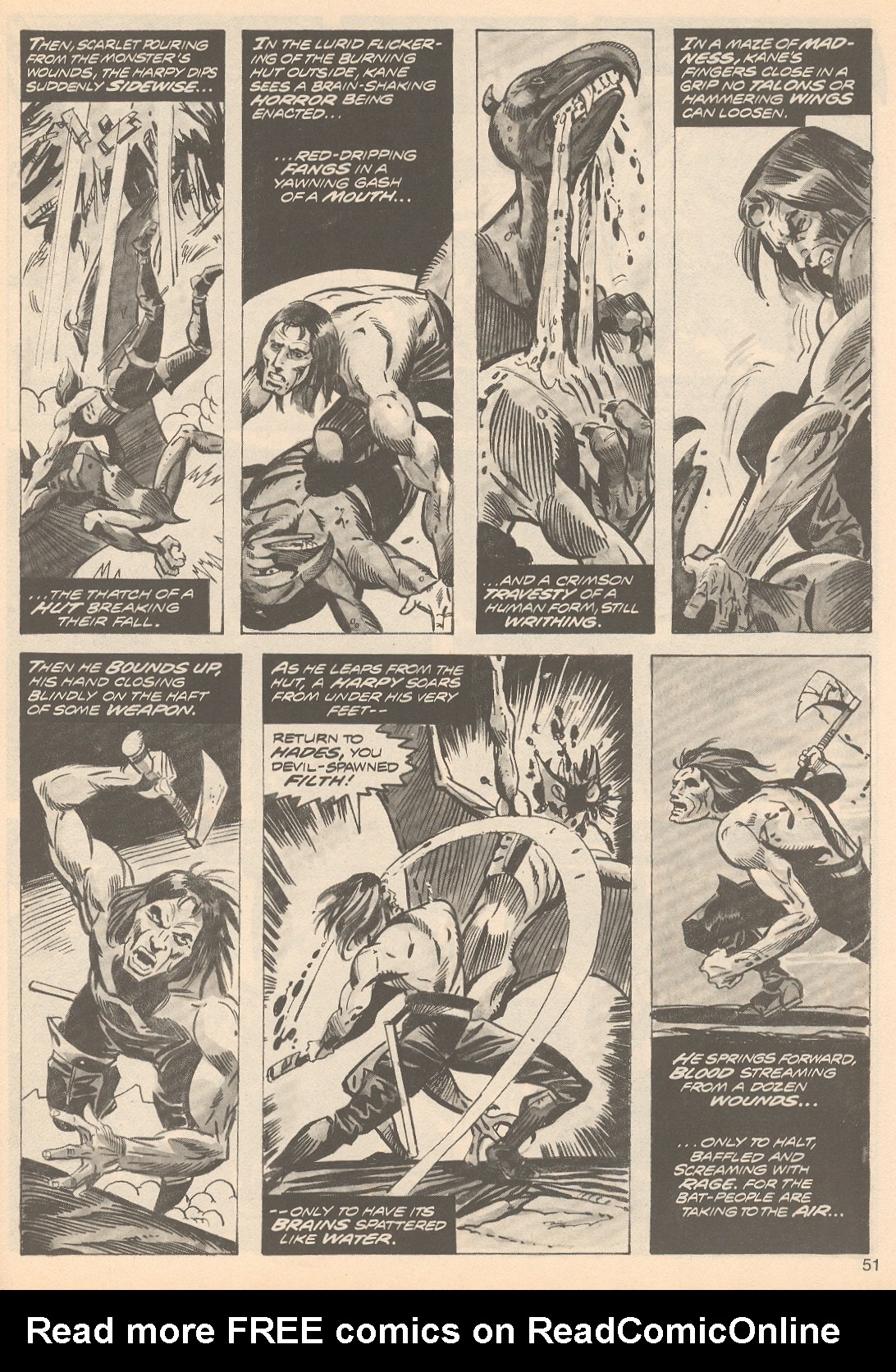 Read online The Savage Sword Of Conan comic -  Issue #54 - 51