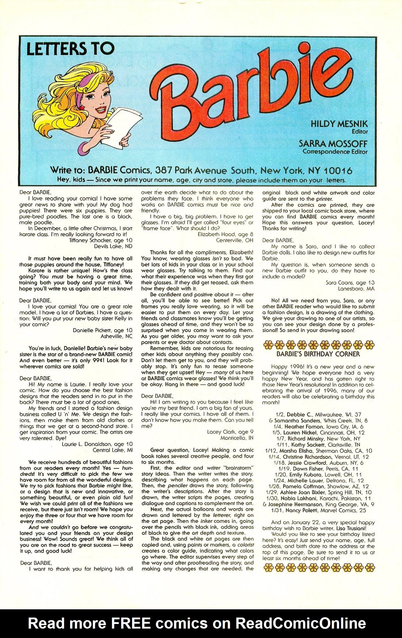 Read online Barbie comic -  Issue #63 - 34