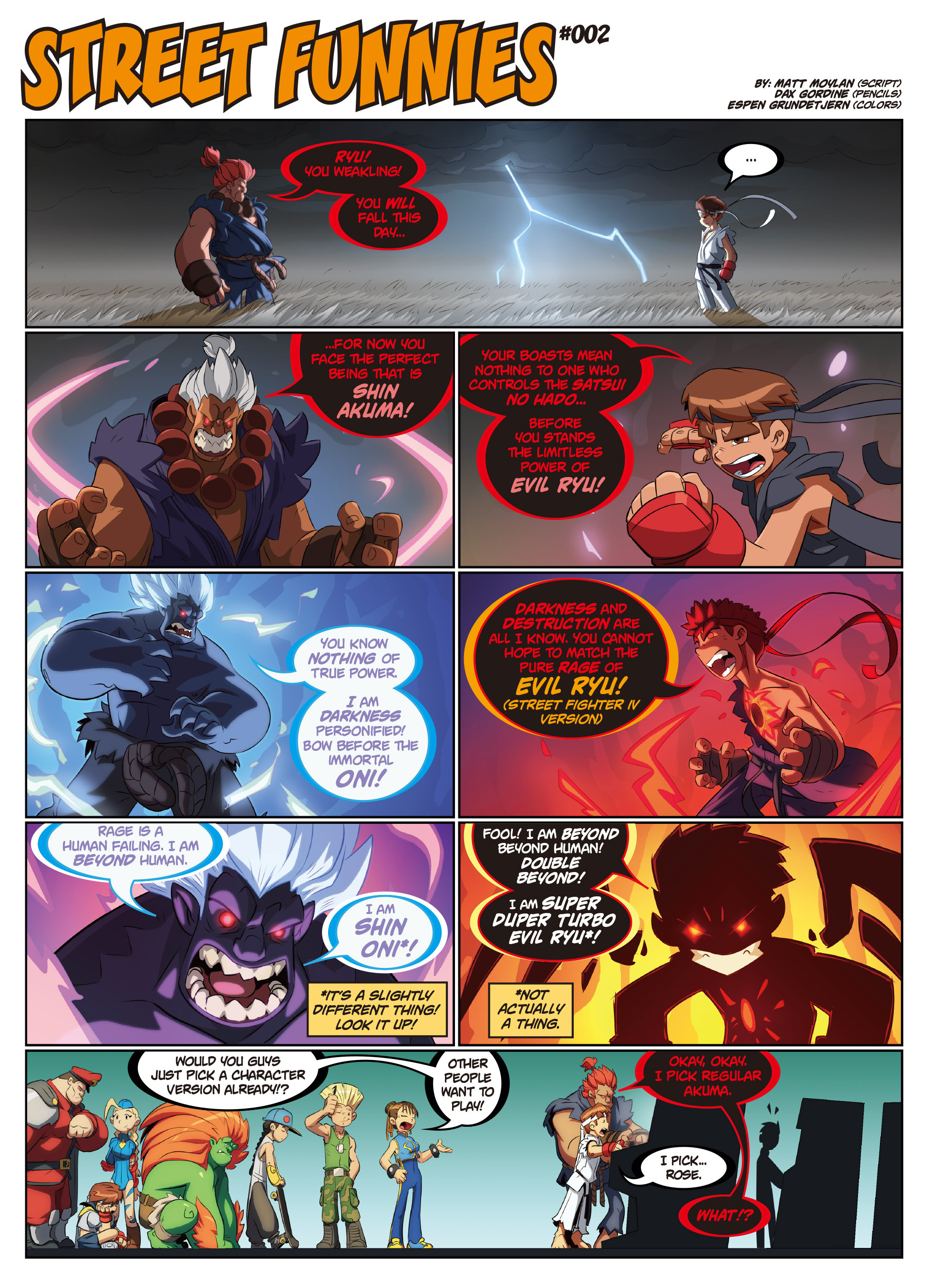 Read online Free Comic Book Day 2015 comic -  Issue # Street Fighter - Super Combo Special - 24