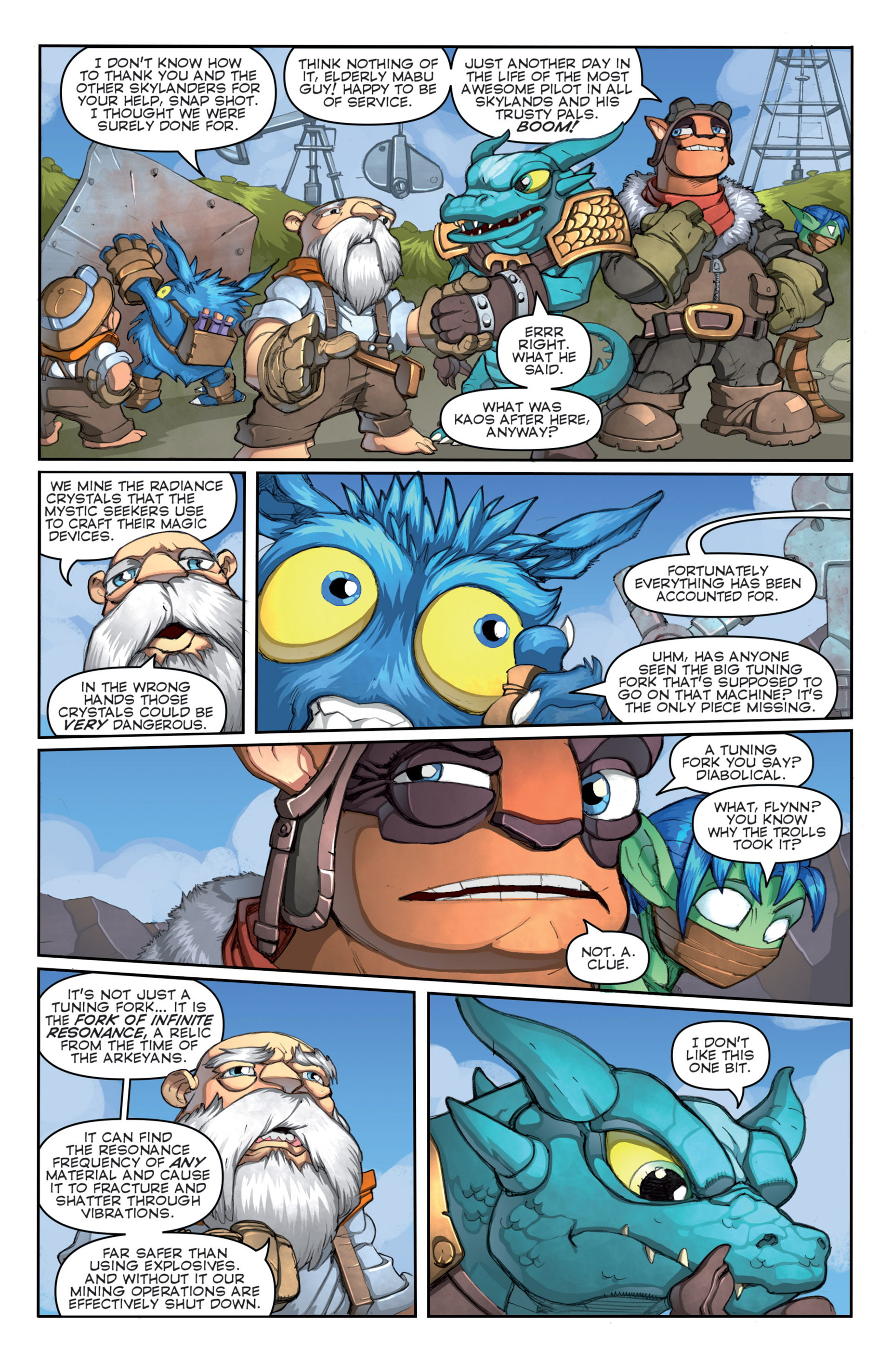 Read online Skylanders comic -  Issue #0 - 16