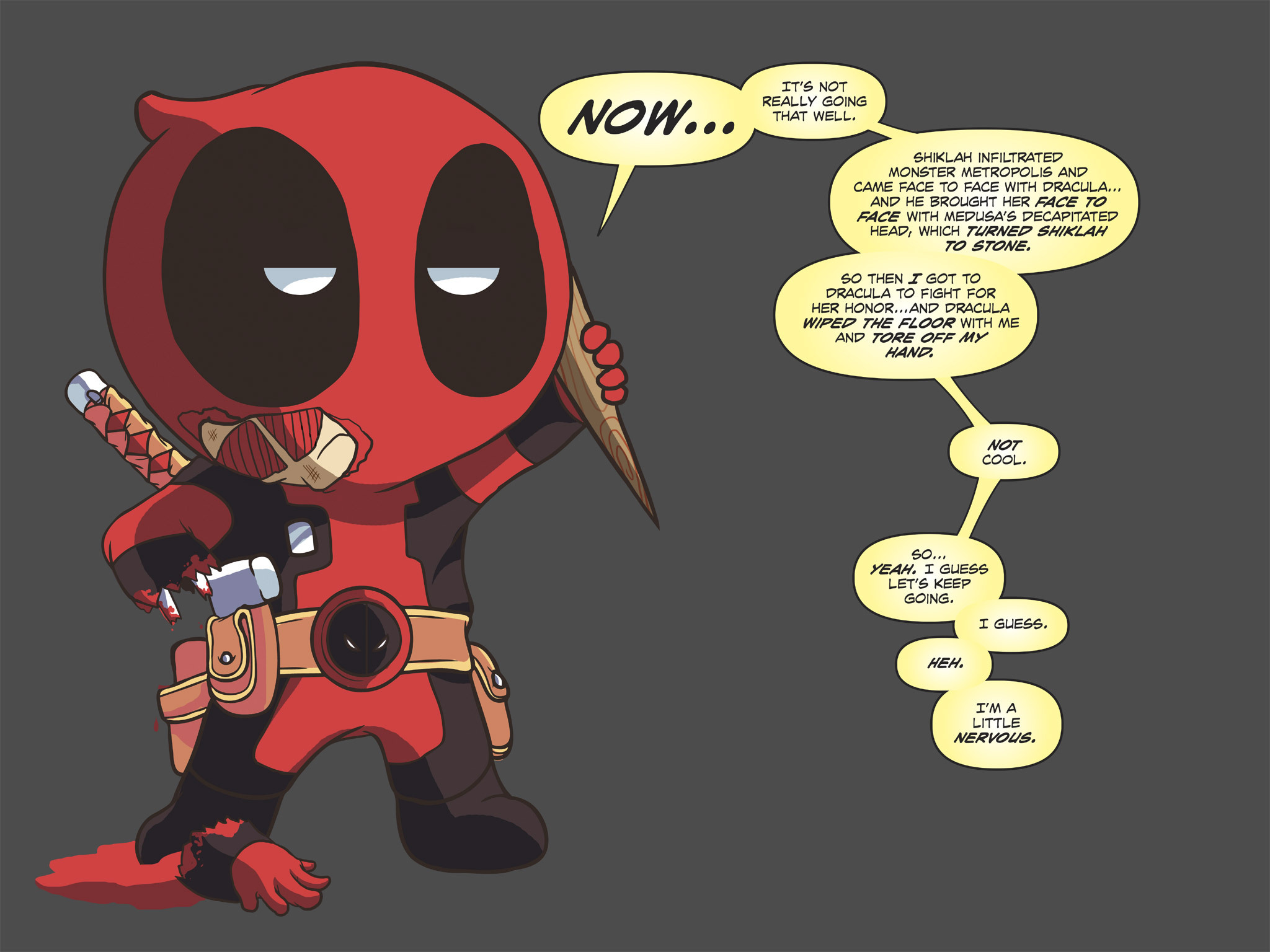 Read online Deadpool: Dracula's Gauntlet comic -  Issue # Part 9 - 22