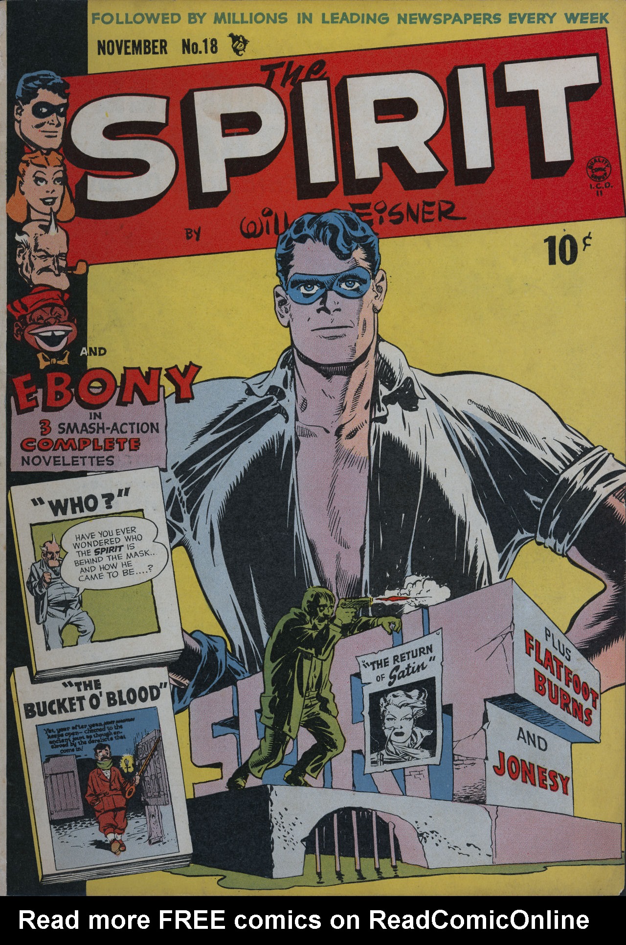 Read online The Spirit (1944) comic -  Issue #18 - 1