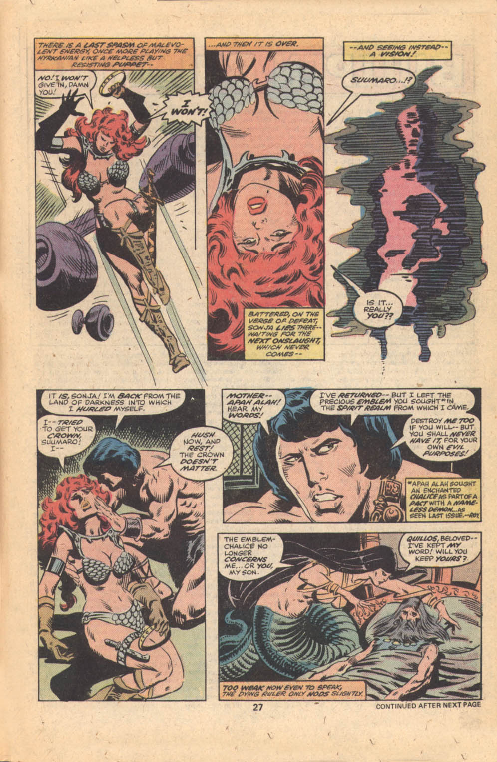 Red Sonja (1977) Issue #13 #13 - English 16