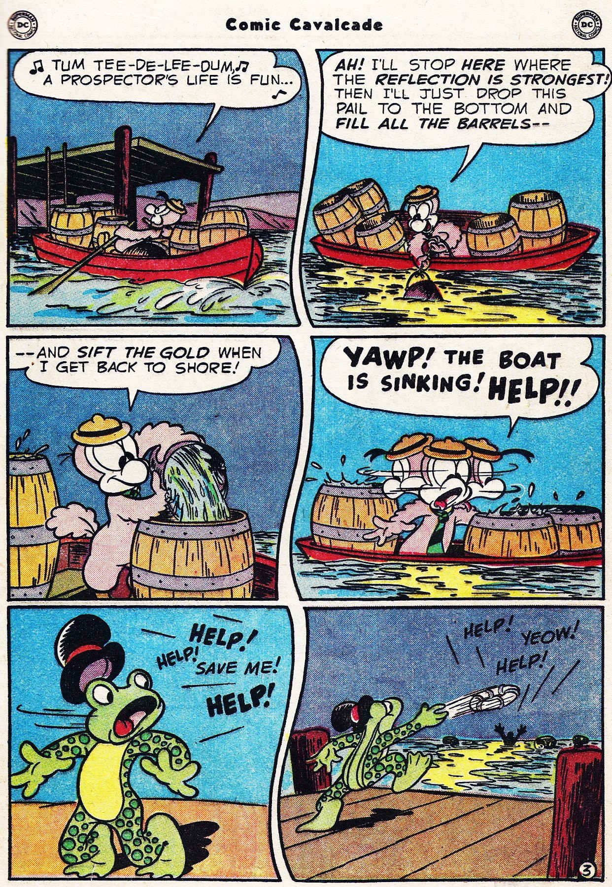 Read online Comic Cavalcade comic -  Issue #37 - 35