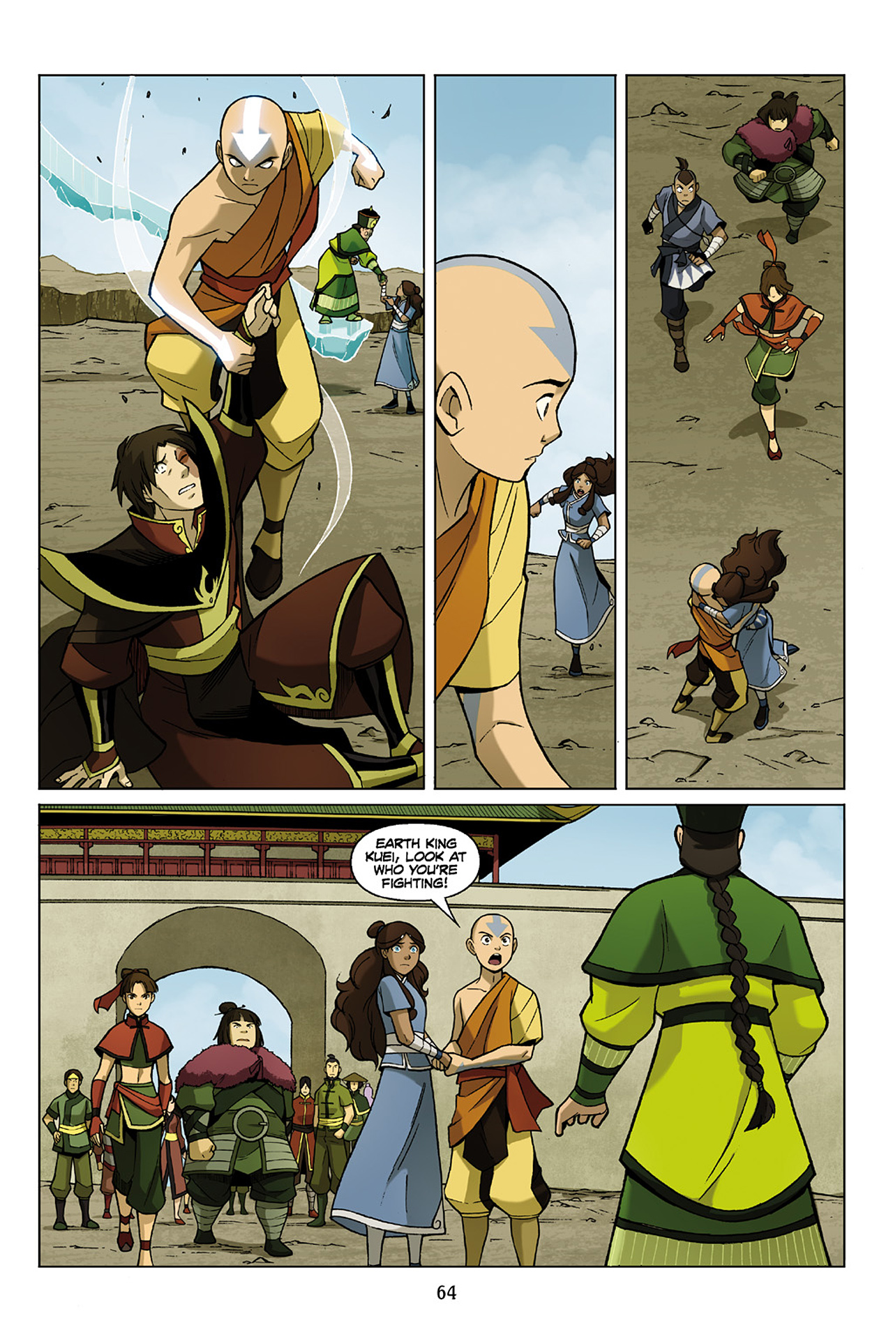 Read online Nickelodeon Avatar: The Last Airbender - The Promise comic -  Issue # Part 3 - 64