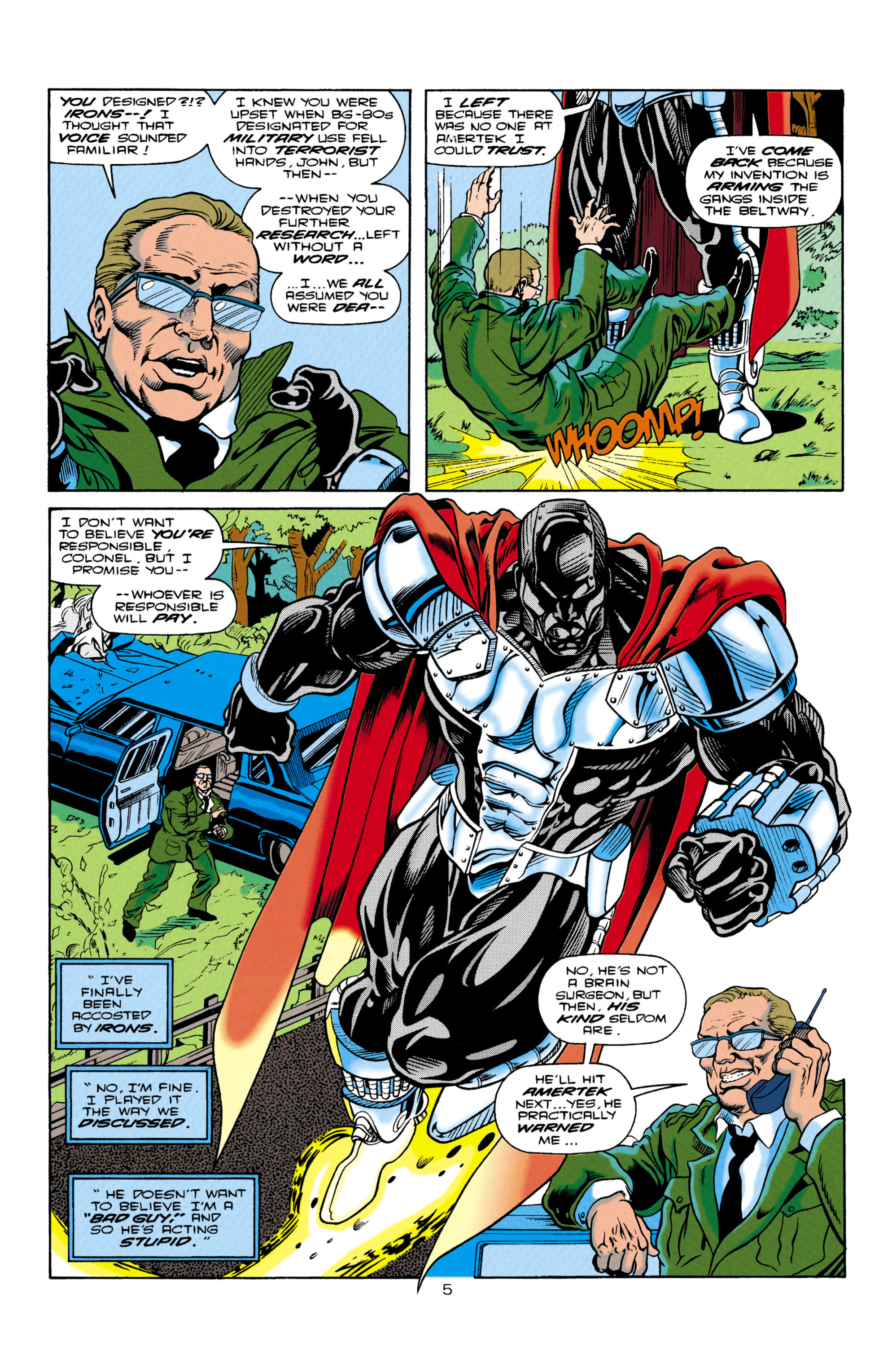 Read online Steel (1994) comic -  Issue #3 - 5