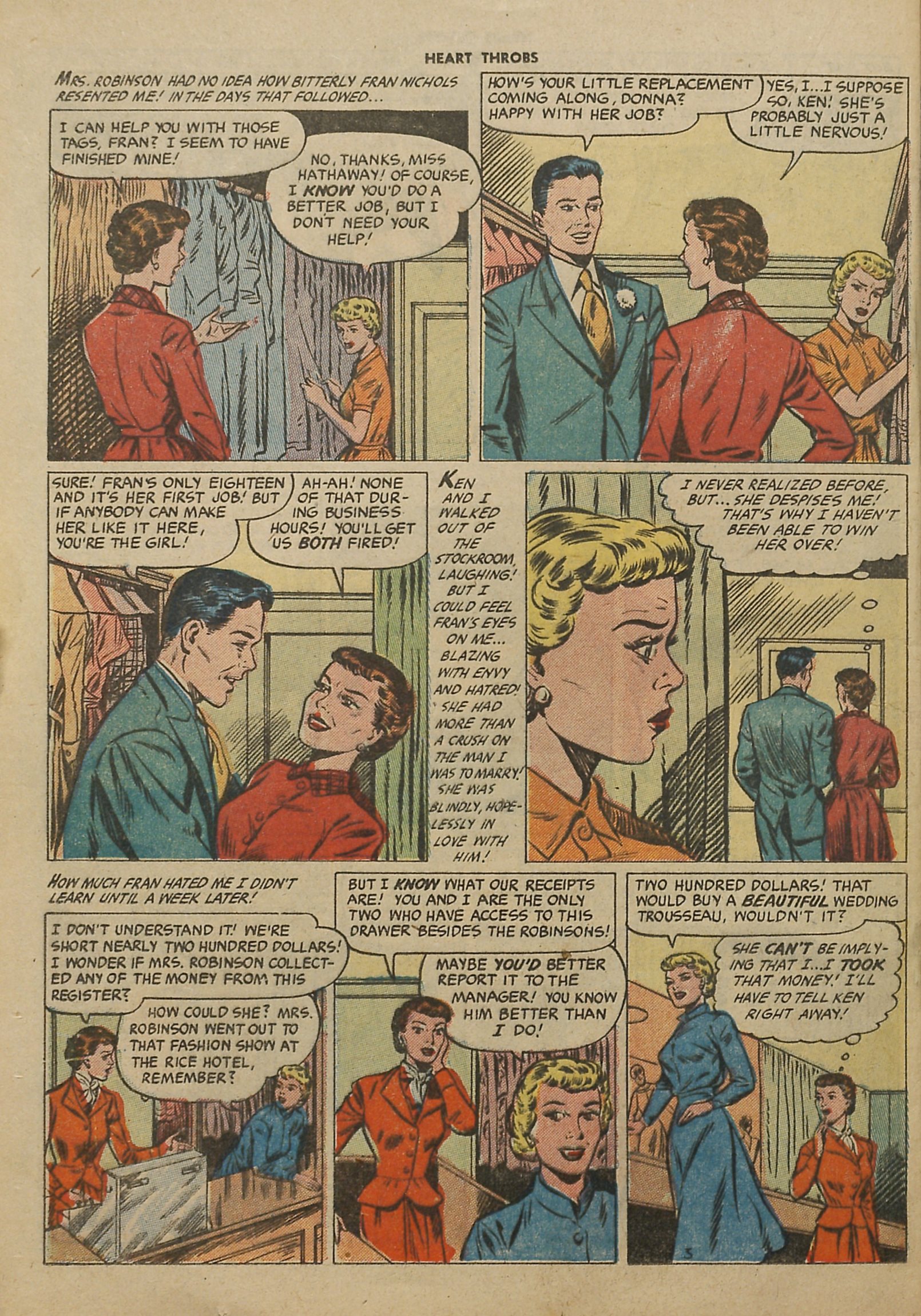 Read online Heart Throbs comic -  Issue #18 - 20