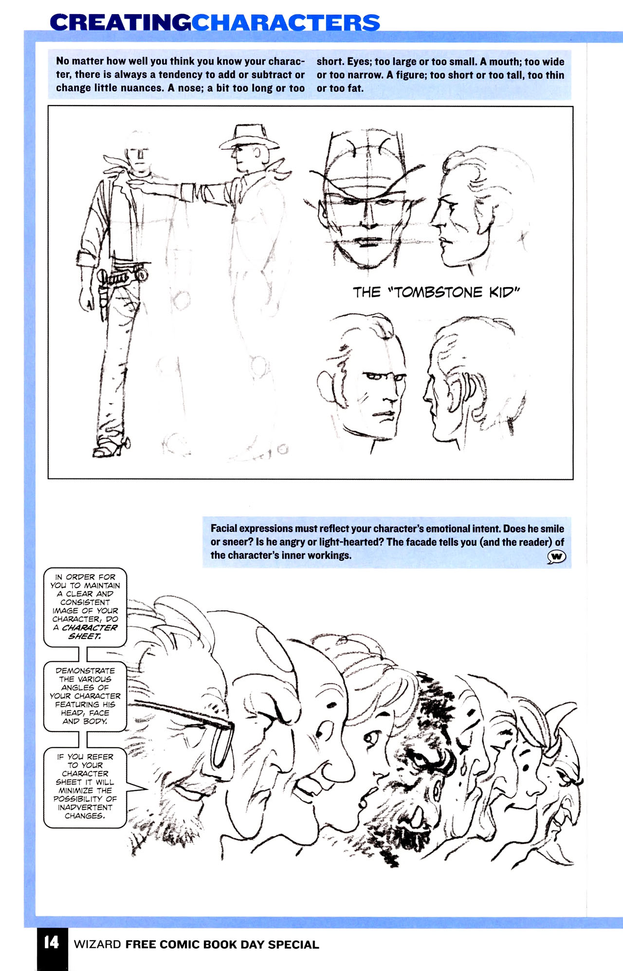 Read online Wizard How to Draw Sampler comic -  Issue # Full - 15
