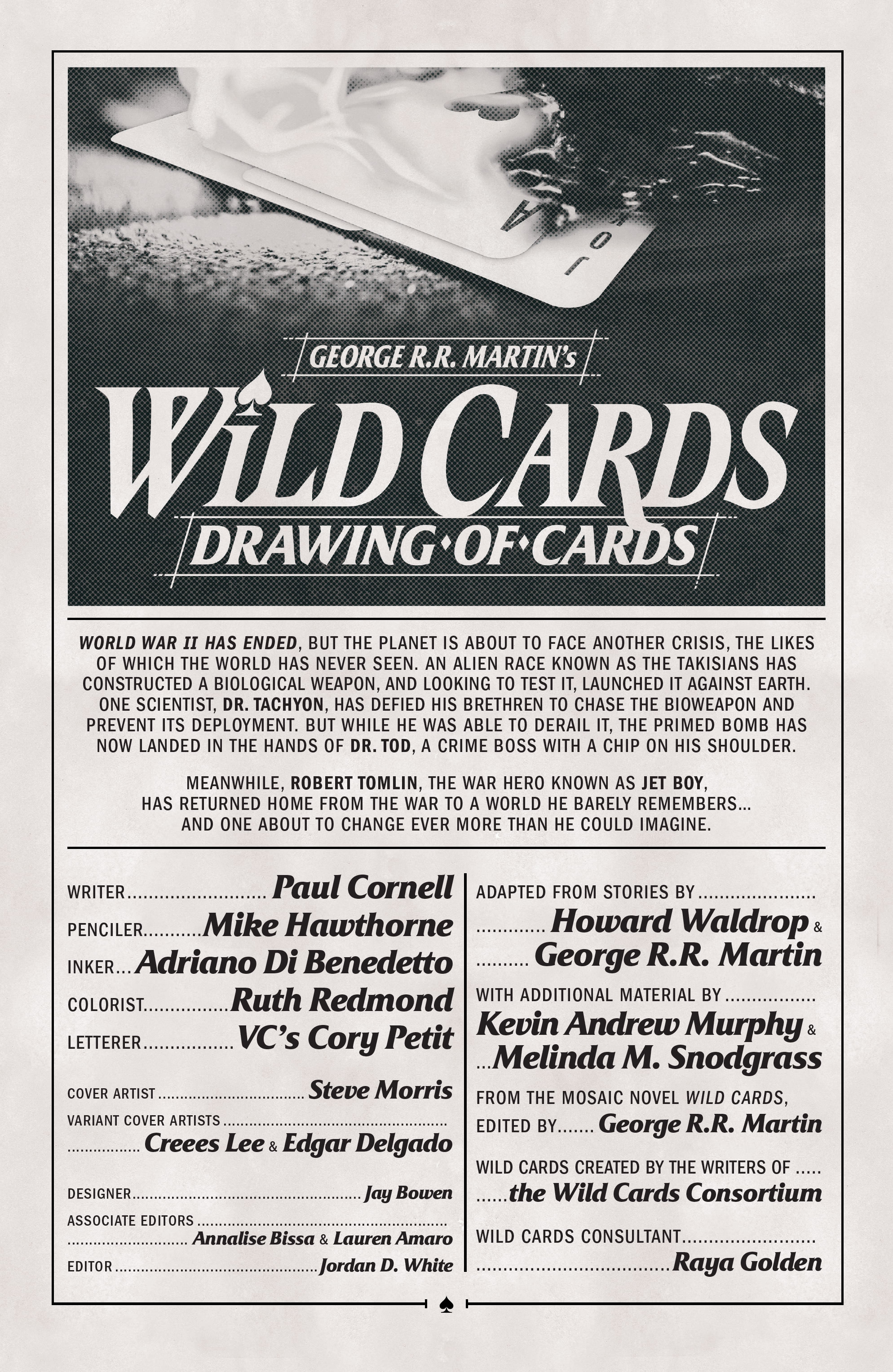 Read online Wild Cards: The Drawing Of Cards comic -  Issue #2 - 2