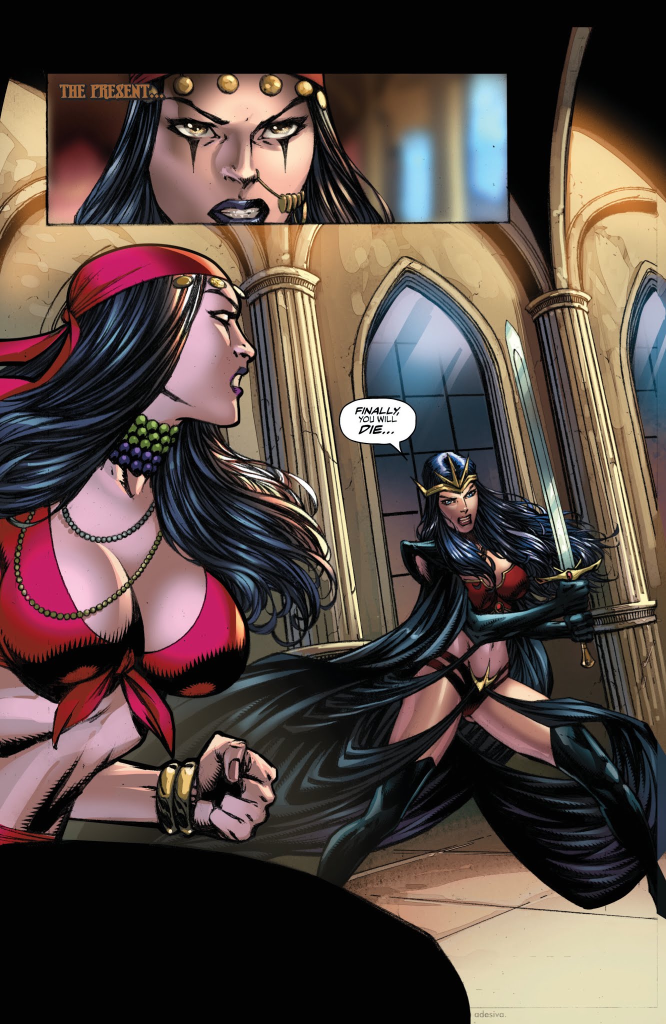 Read online Grimm Fairy Tales: Tarot comic -  Issue #6 - 7