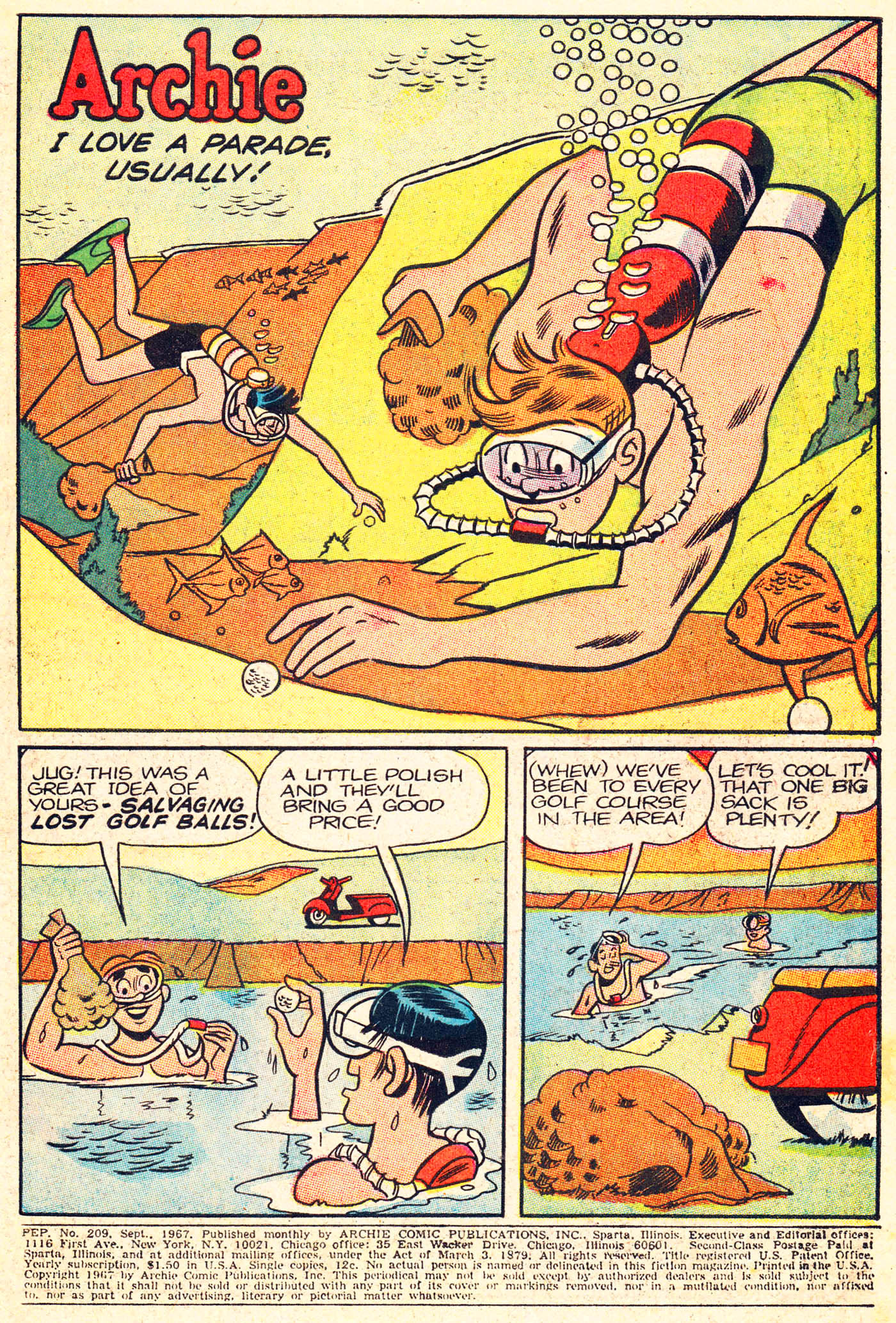 Read online Pep Comics comic -  Issue #209 - 3