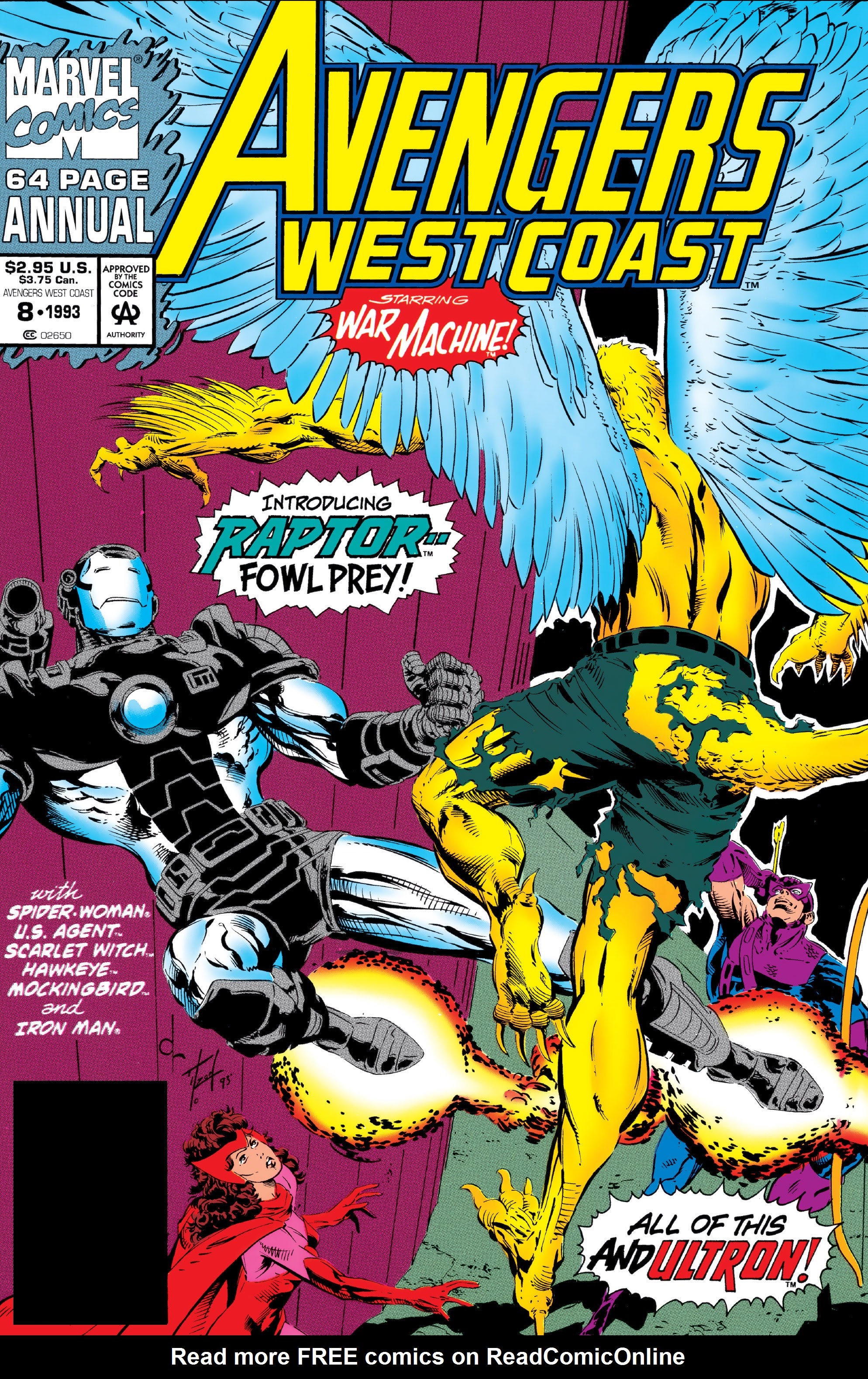 Read online West Coast Avengers (1985) comic -  Issue # _Annual 8 - 1