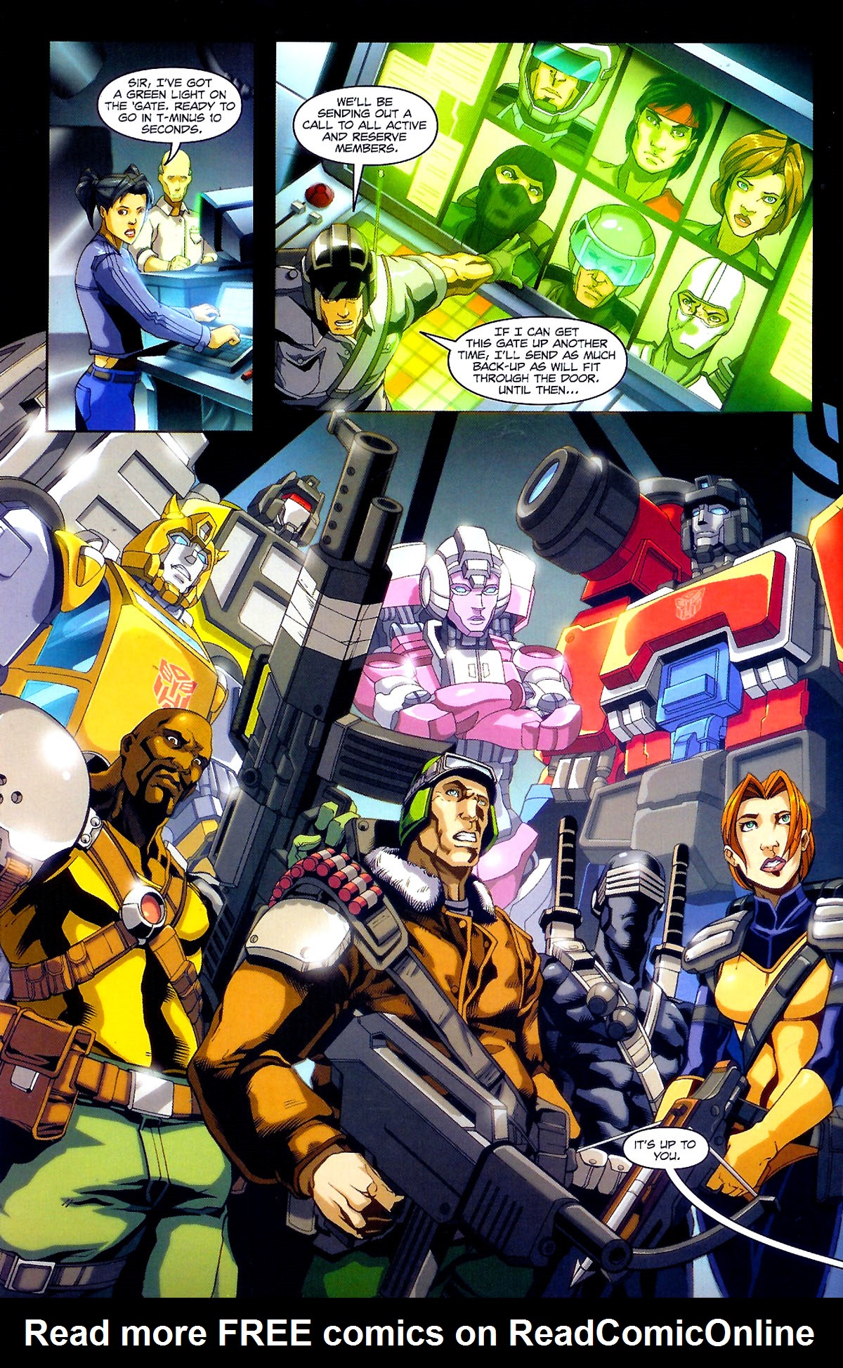 Read online G.I. Joe vs. The Transformers III: The Art of War comic -  Issue #3 - 8